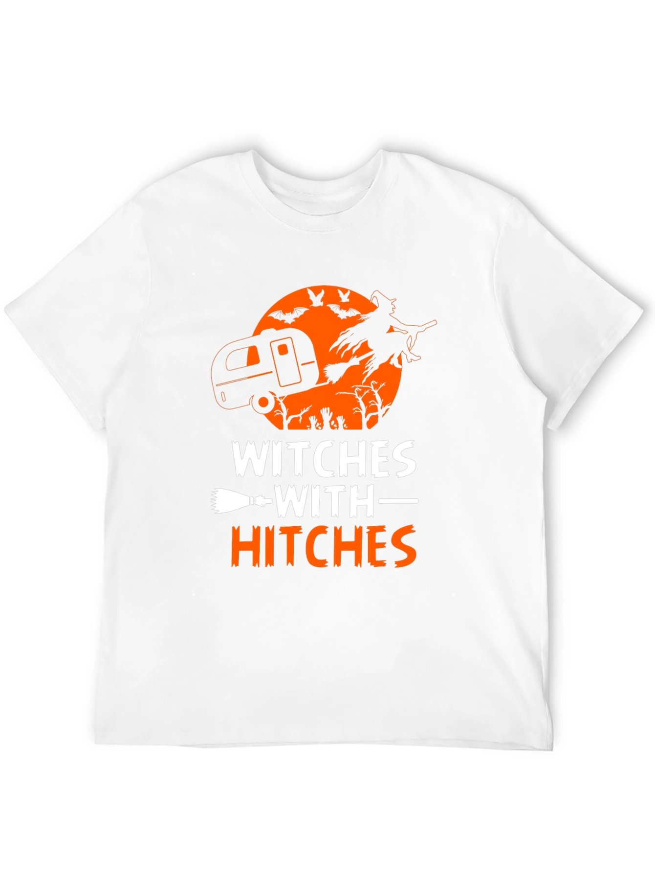 Witches with Hitches Graphic Tee - Halloween Camping Shirt
