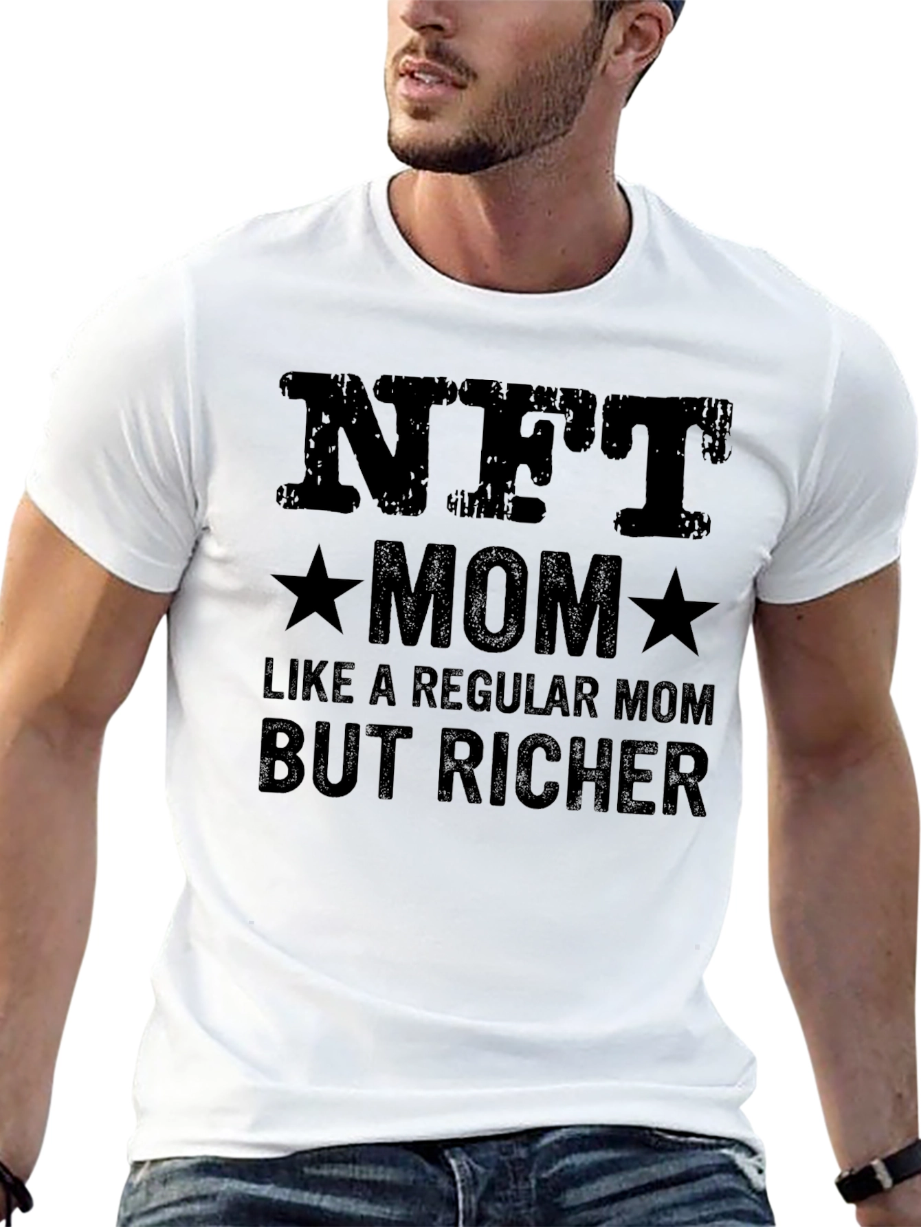 NFT Mom T-Shirt - Richer Than Regular