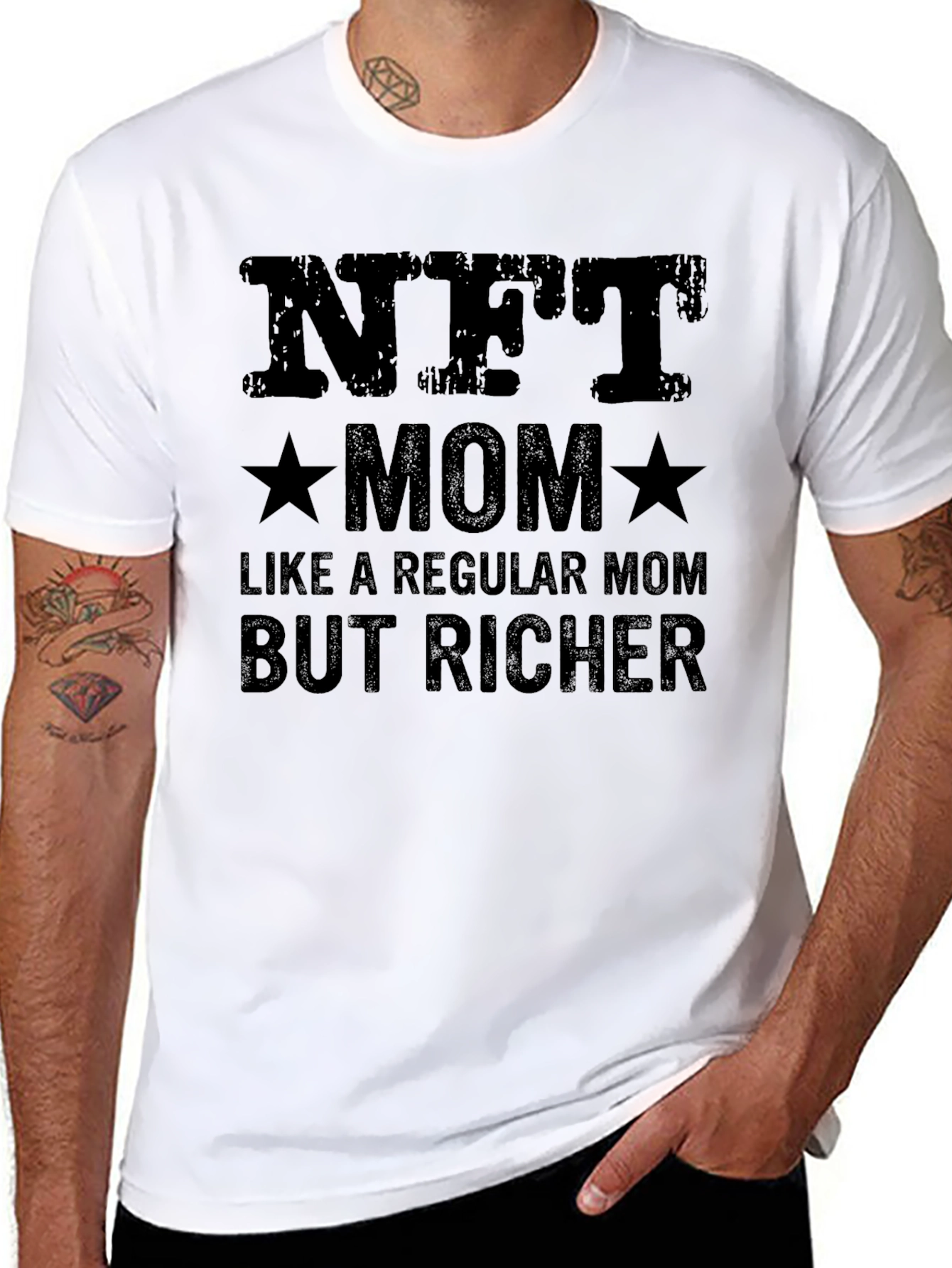 NFT Mom T-Shirt - Richer Than Regular