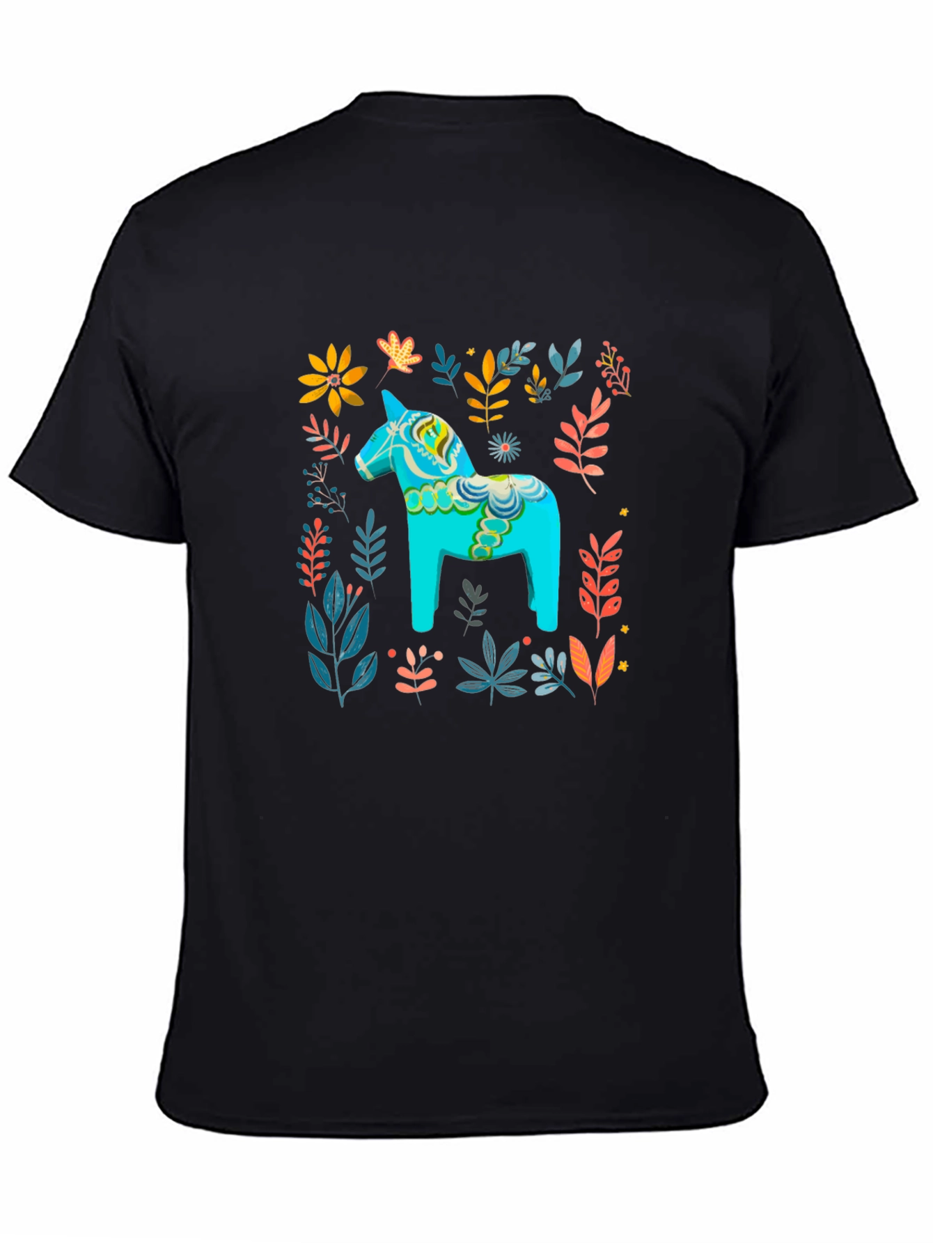 Dala Horse Floral Print Tee