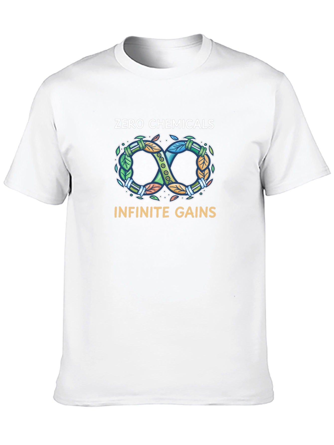 Zero Chemicals Infinite Gains Black T-Shirt