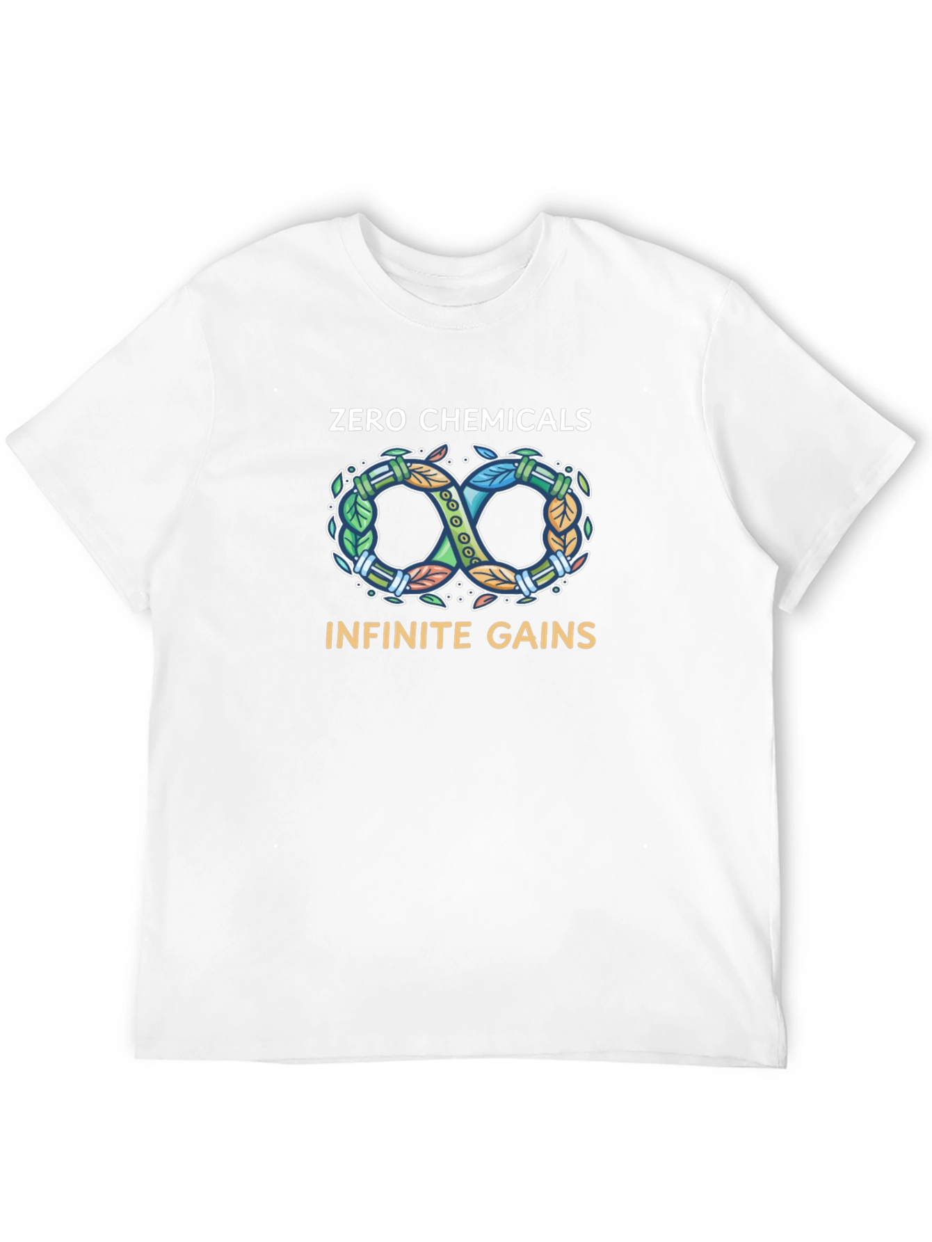 Zero Chemicals Infinite Gains Black T-Shirt