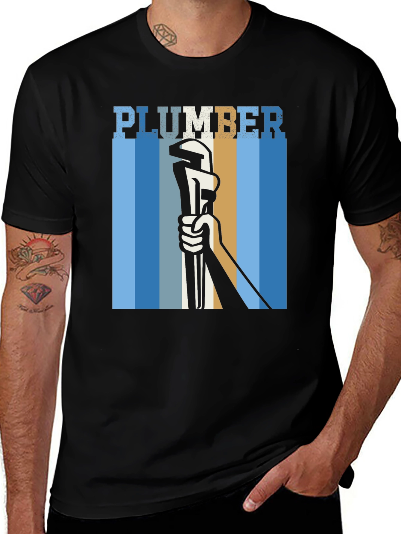 Plumber Wrench T-Shirt - Funny Job Tee