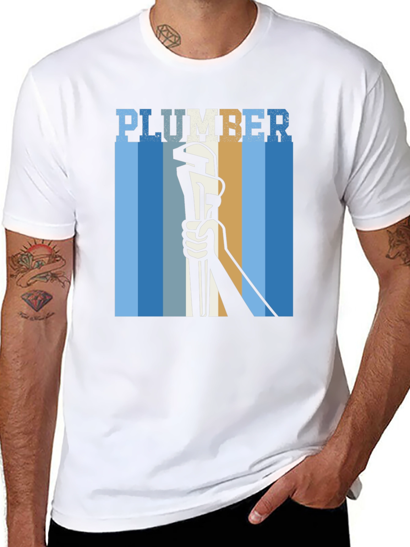 Plumber Wrench T-Shirt - Funny Job Tee