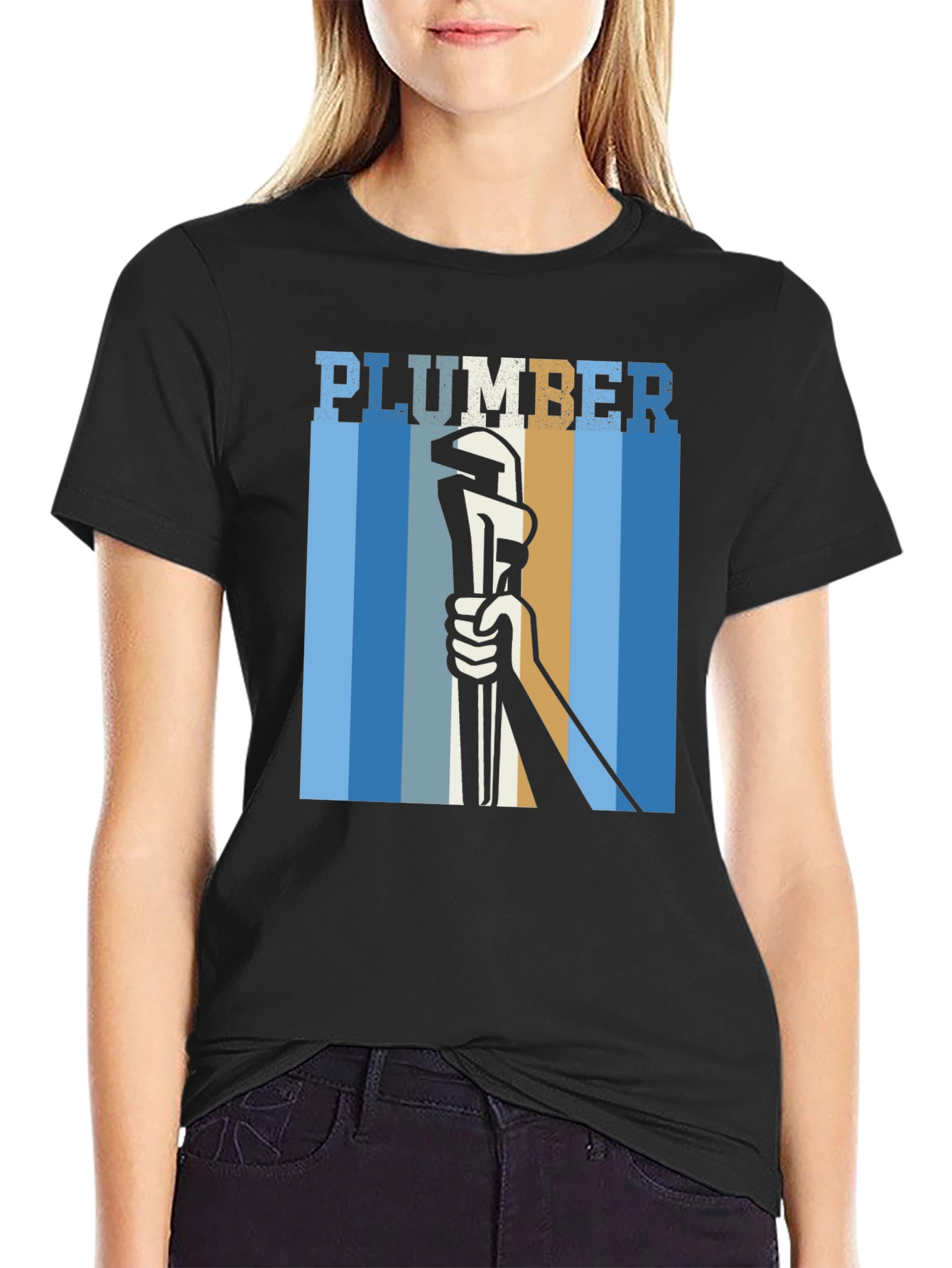 Plumber Wrench T-Shirt - Funny Job Tee