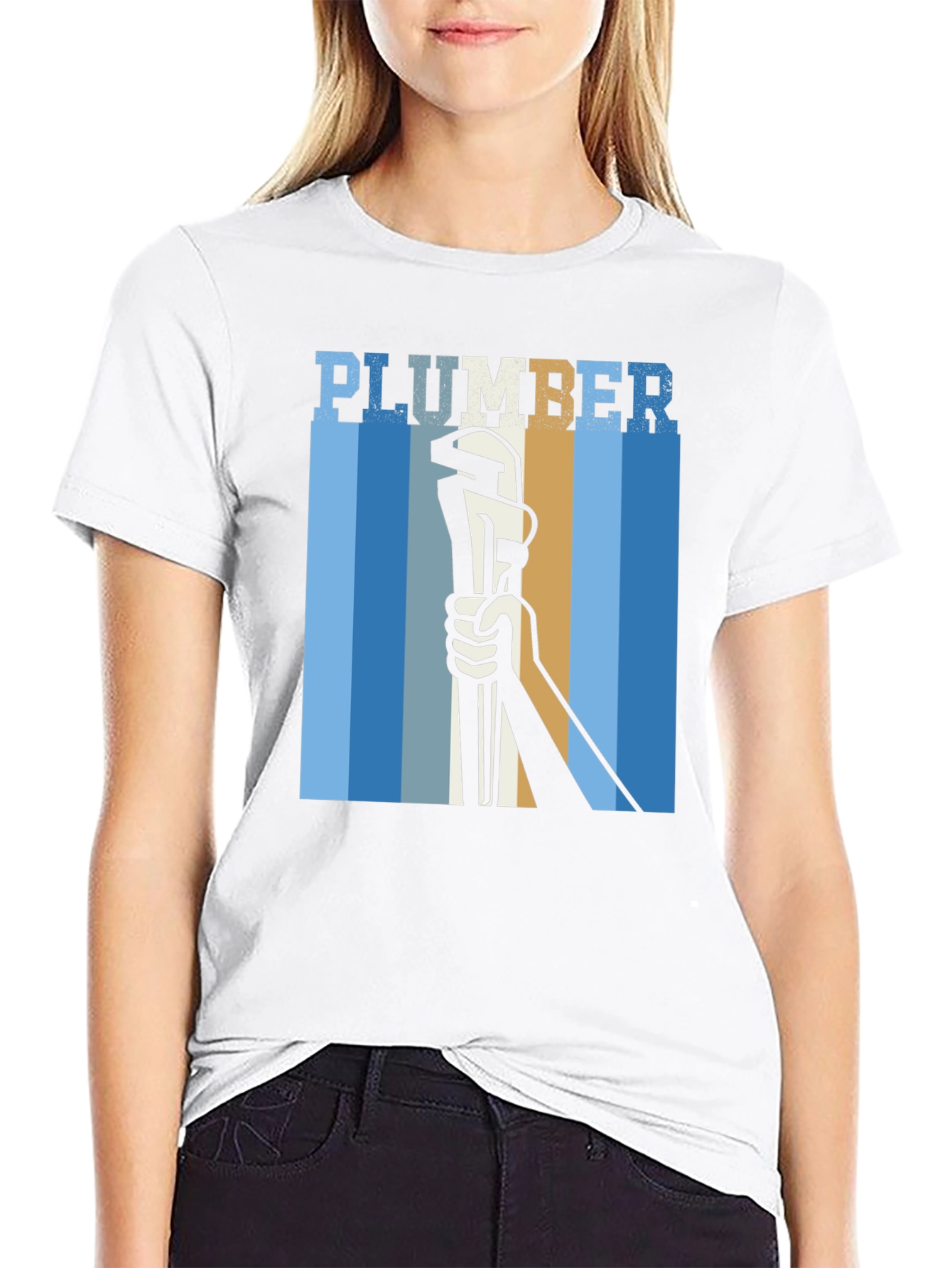 Plumber Wrench T-Shirt - Funny Job Tee