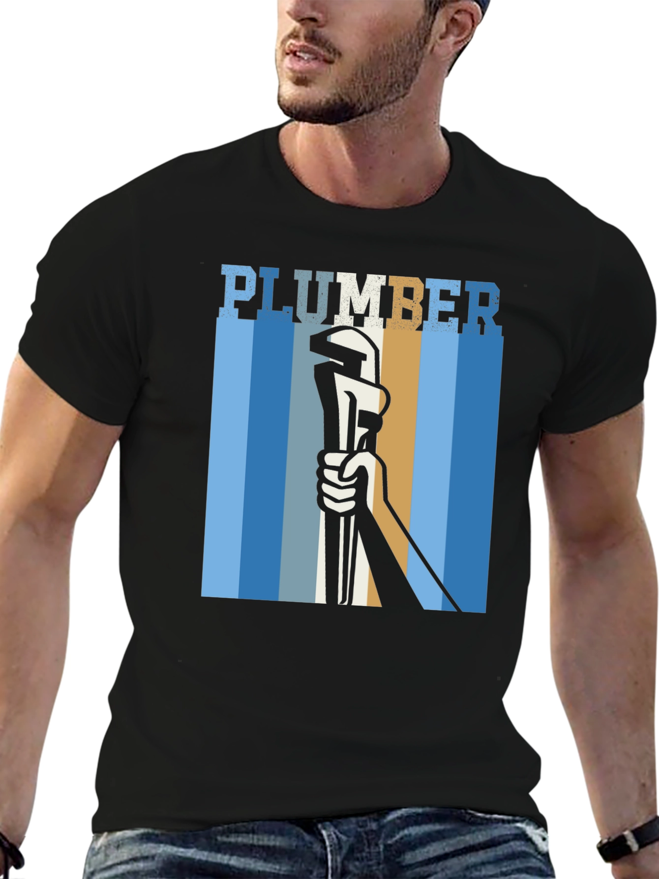 Plumber Wrench T-Shirt - Funny Job Tee