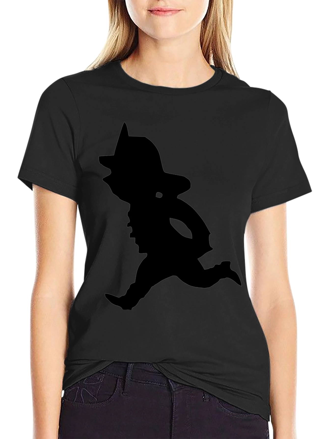Silhouette Cowboy T-Shirt - Classic Black Tee