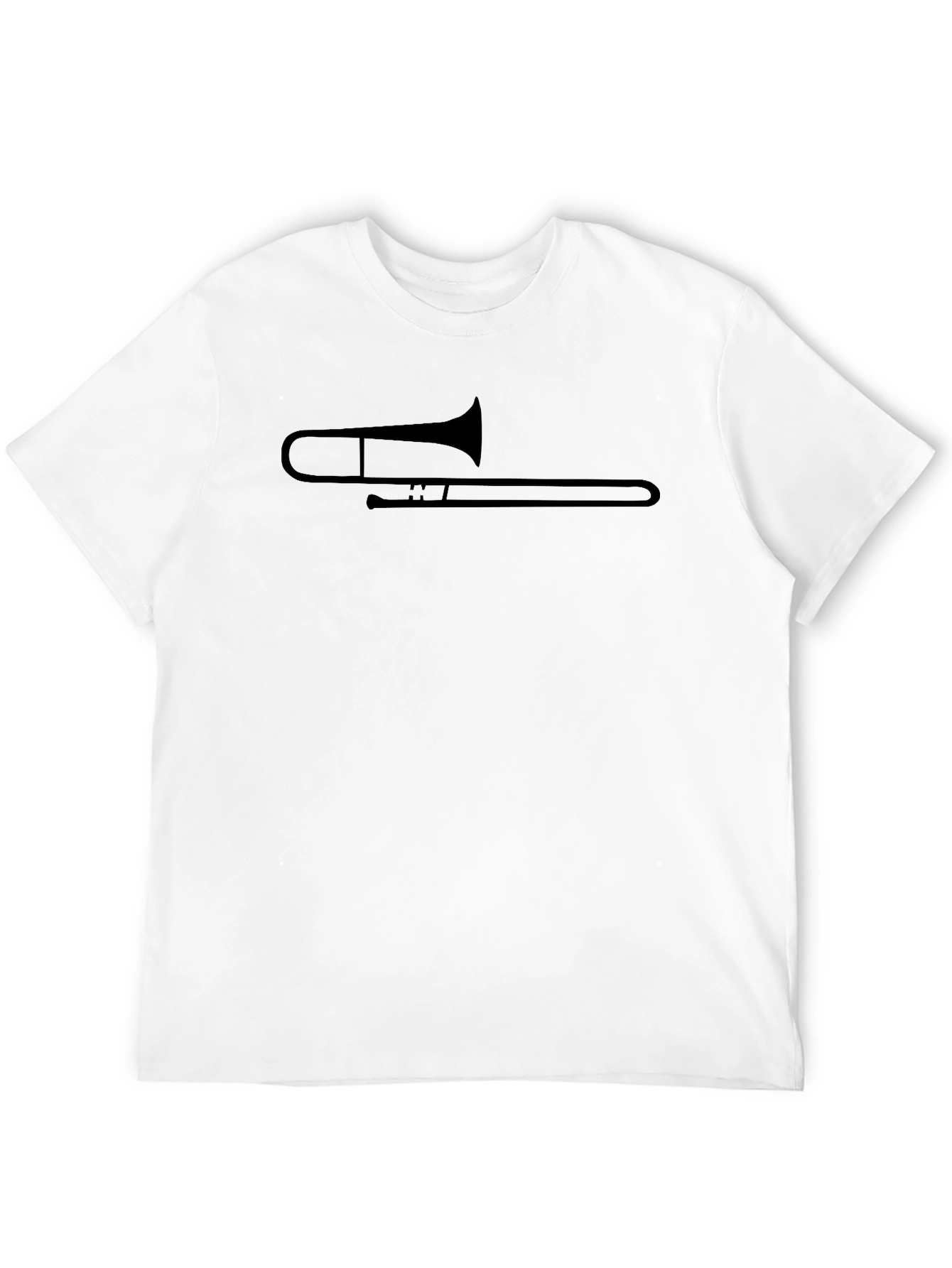 Trombone Graphic Tee - Black