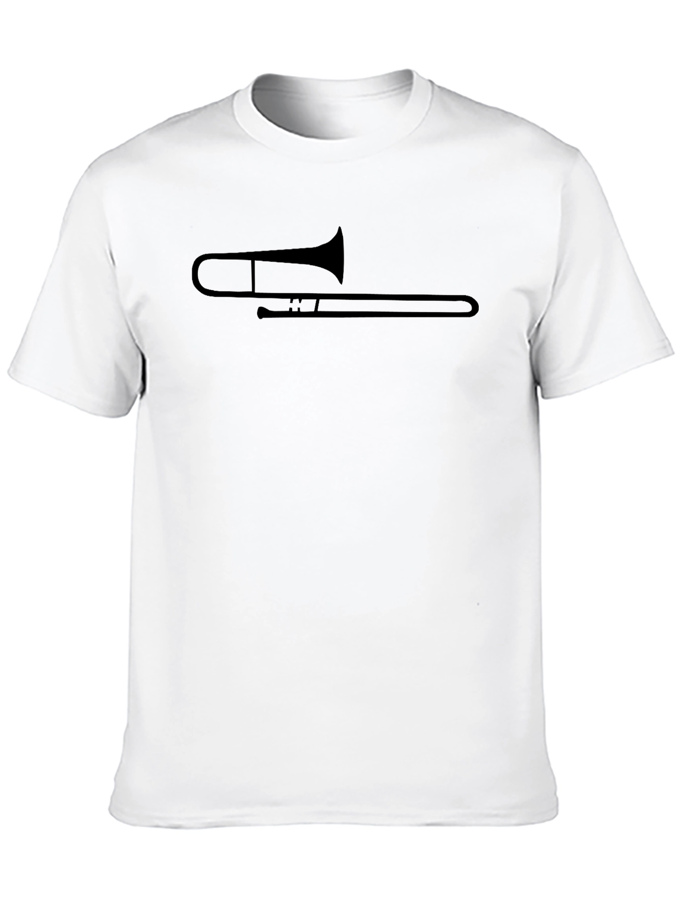 Trombone Graphic Tee - Black