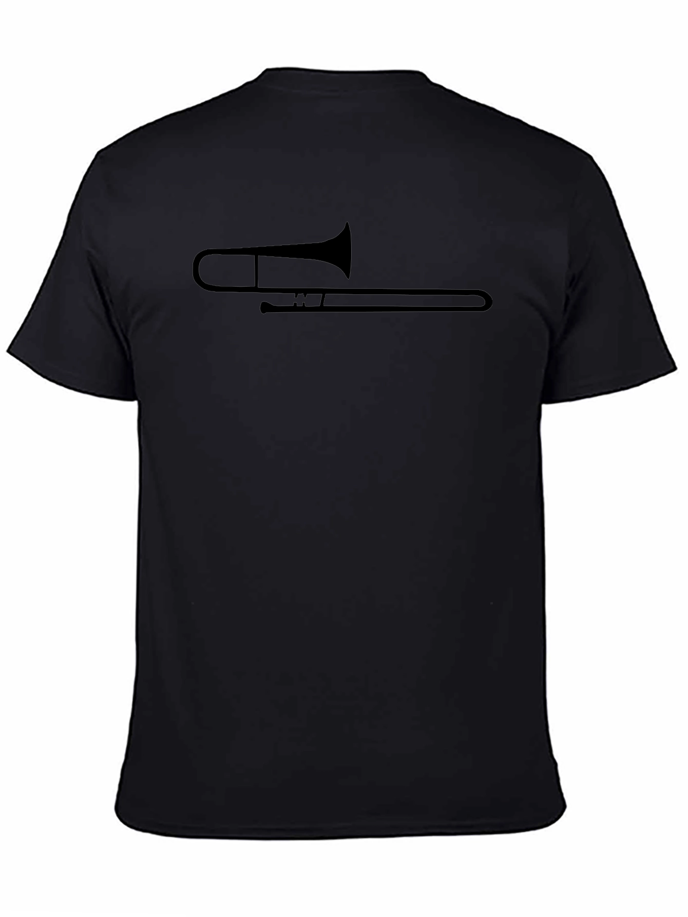 Trombone Graphic Tee - Black