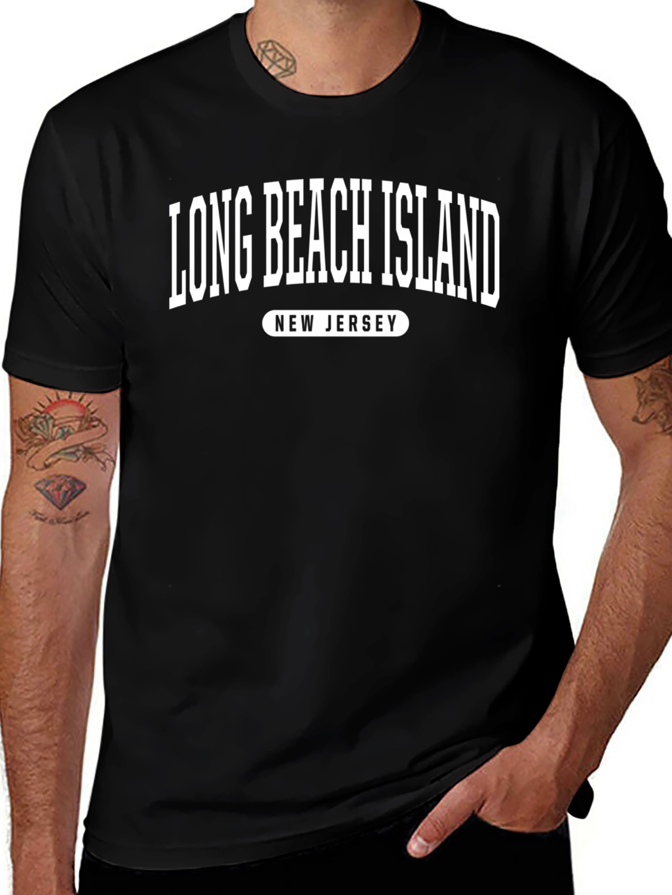 Long Beach Island New Jersey Graphic T-Shirt