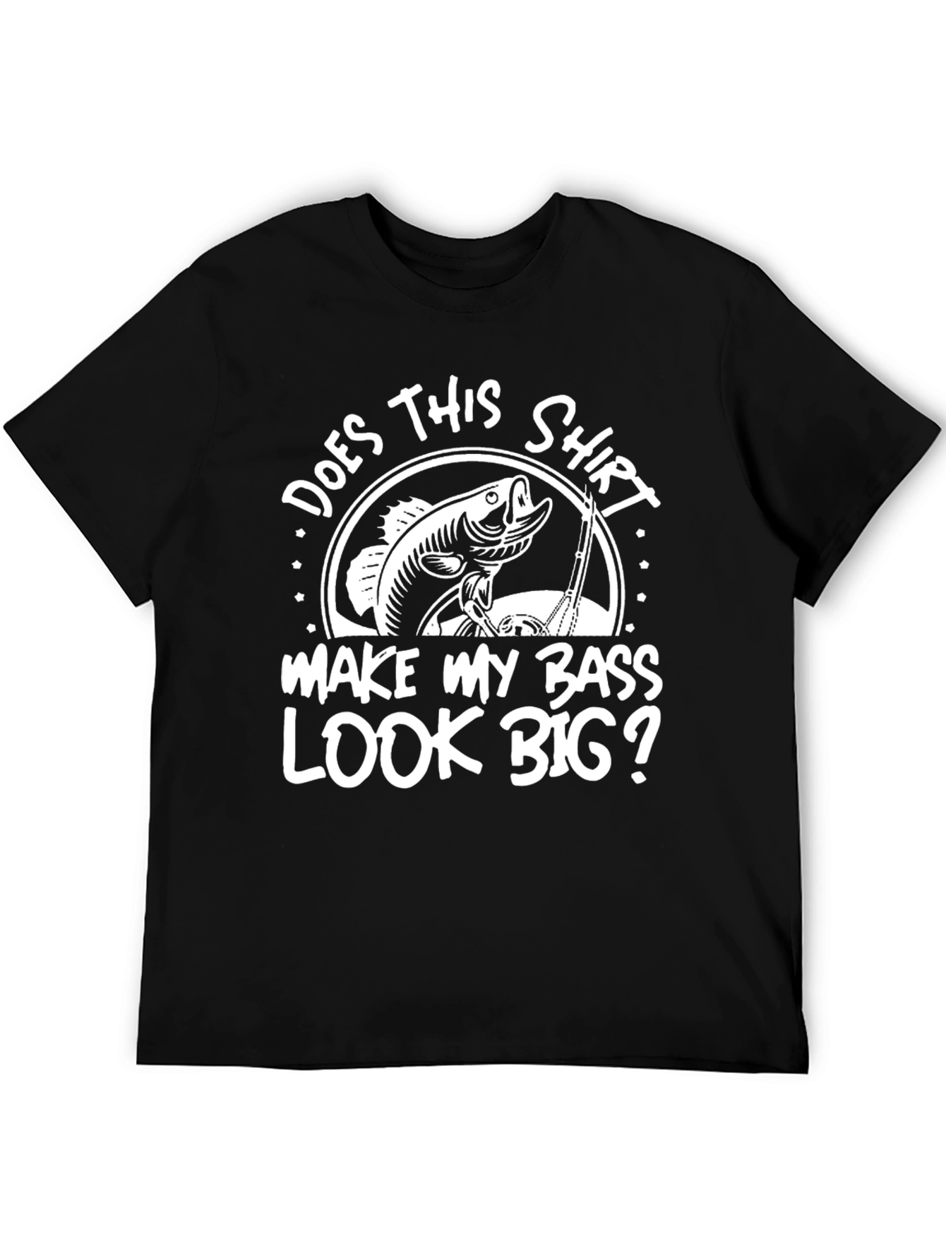Funny Fishing Bass Graphic T-Shirt