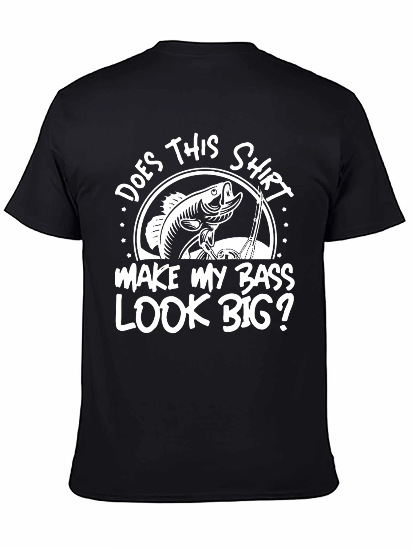 Funny Fishing Bass Graphic T-Shirt