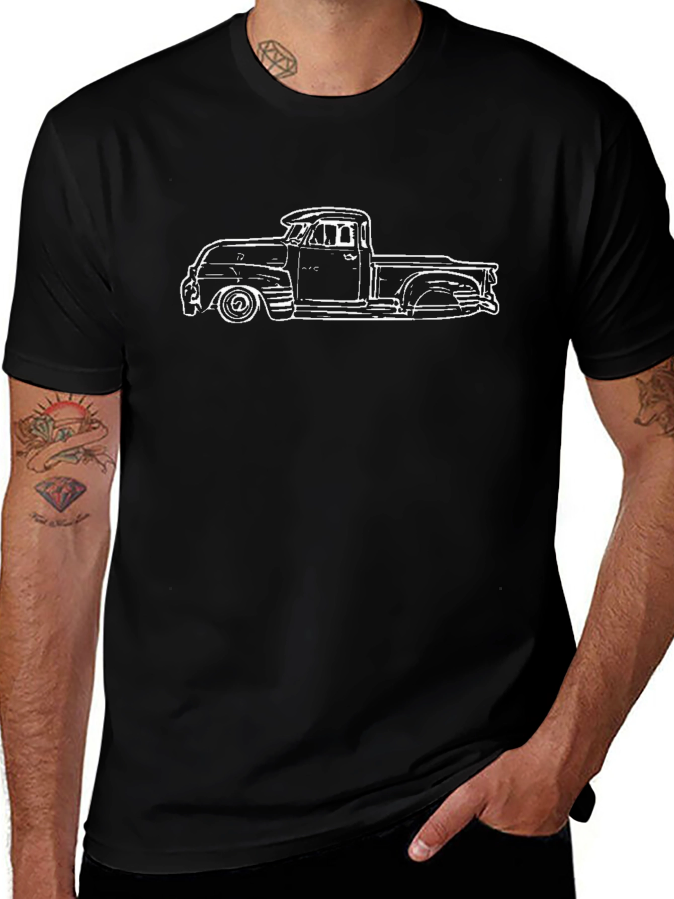 Classic Truck Graphic Tee - Black