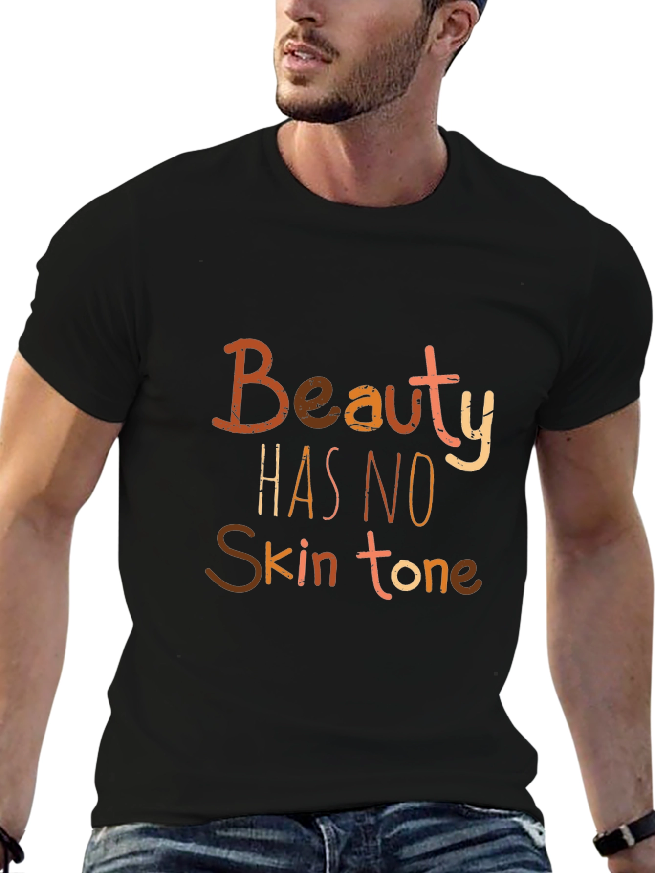 Beauty Has No Skin Tone Graphic Tee