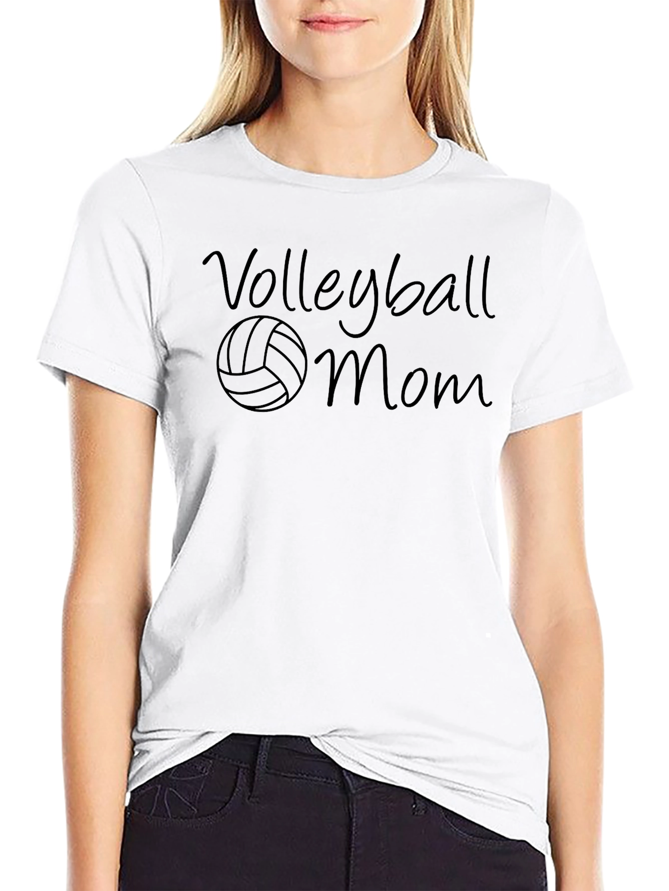 Volleyball Mom T-Shirt - Stylish Sport Tee