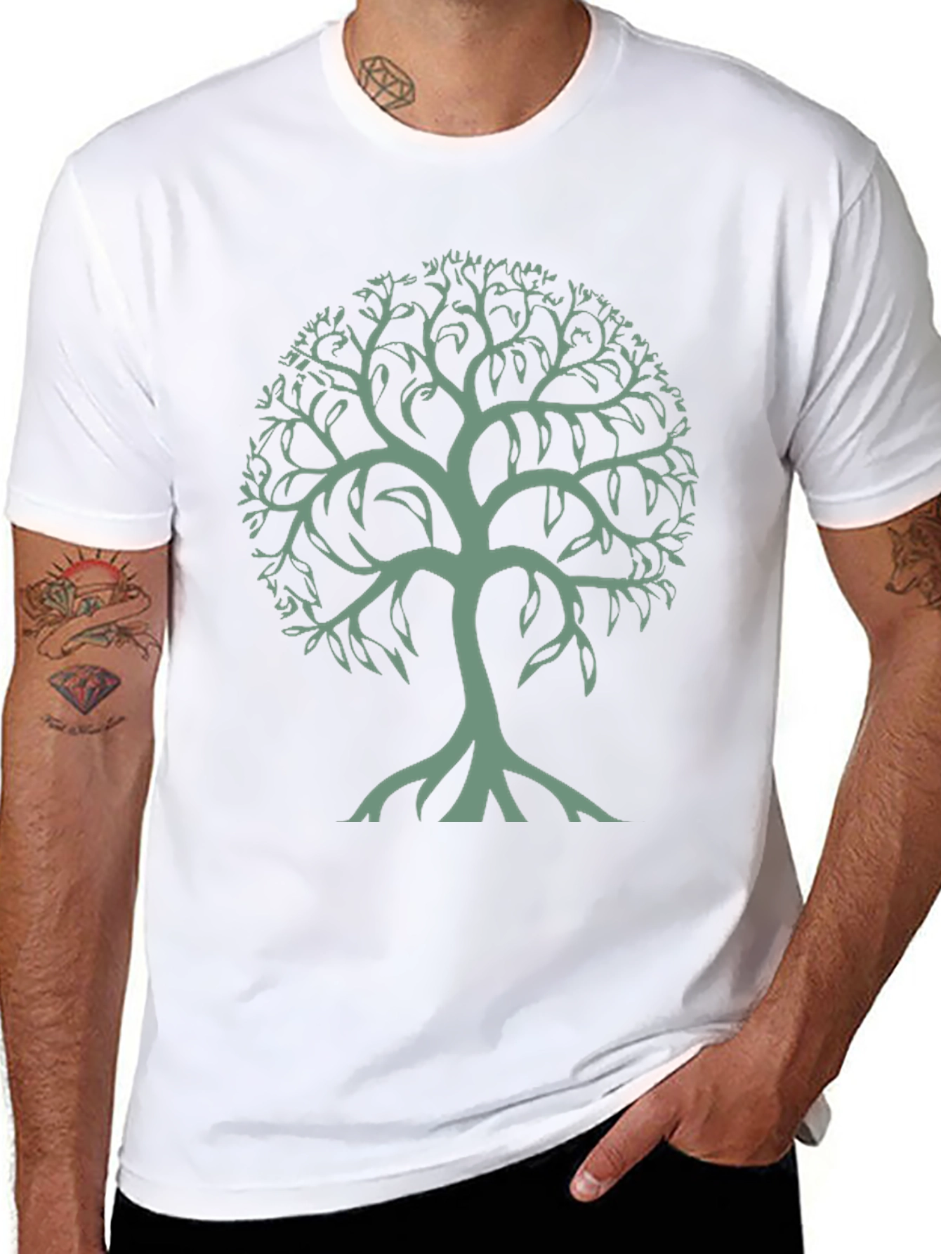 Green Tree of Life Graphic Tee