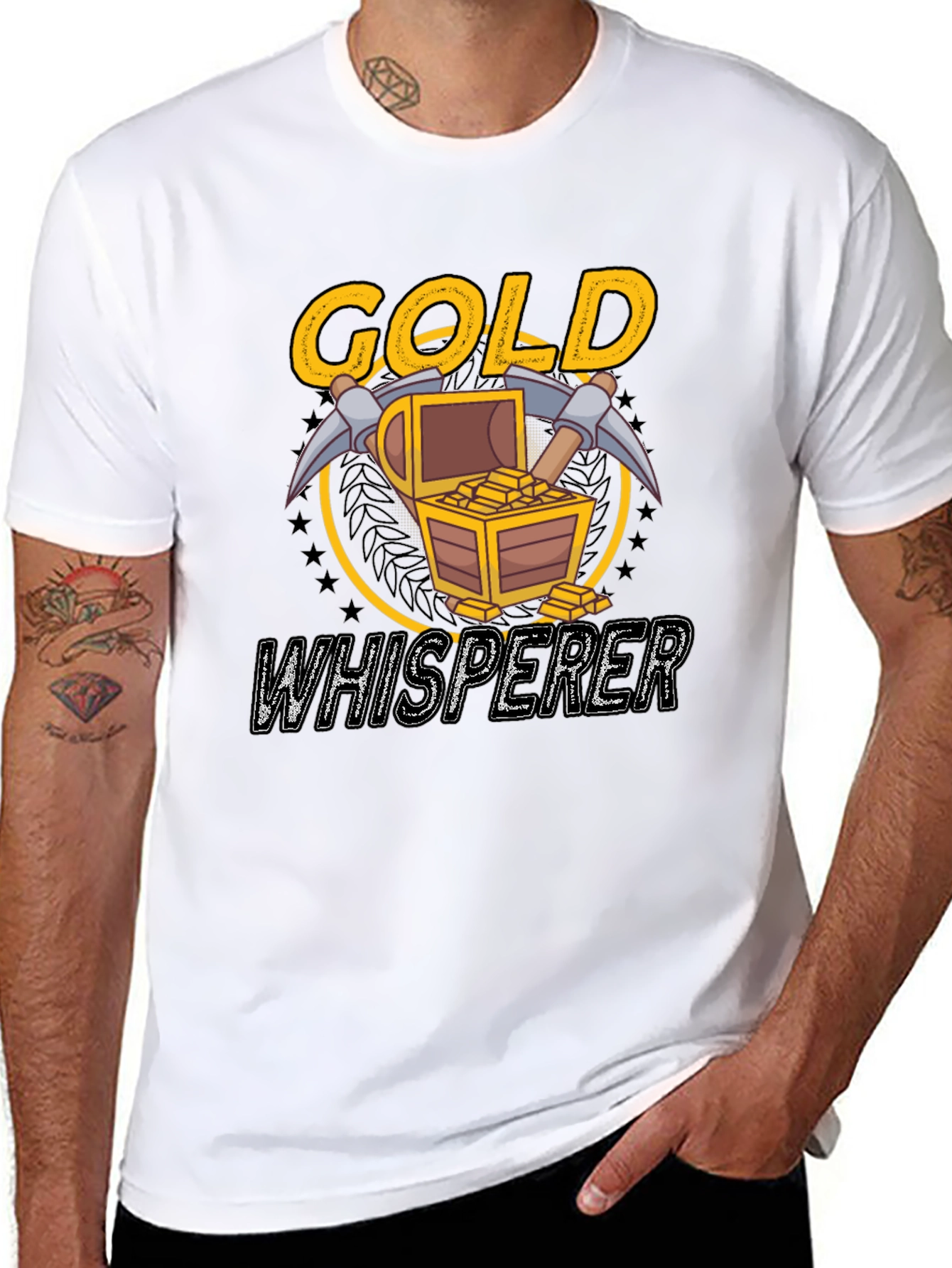 Gold Whisperer Graphic Tee - Mining T-Shirt