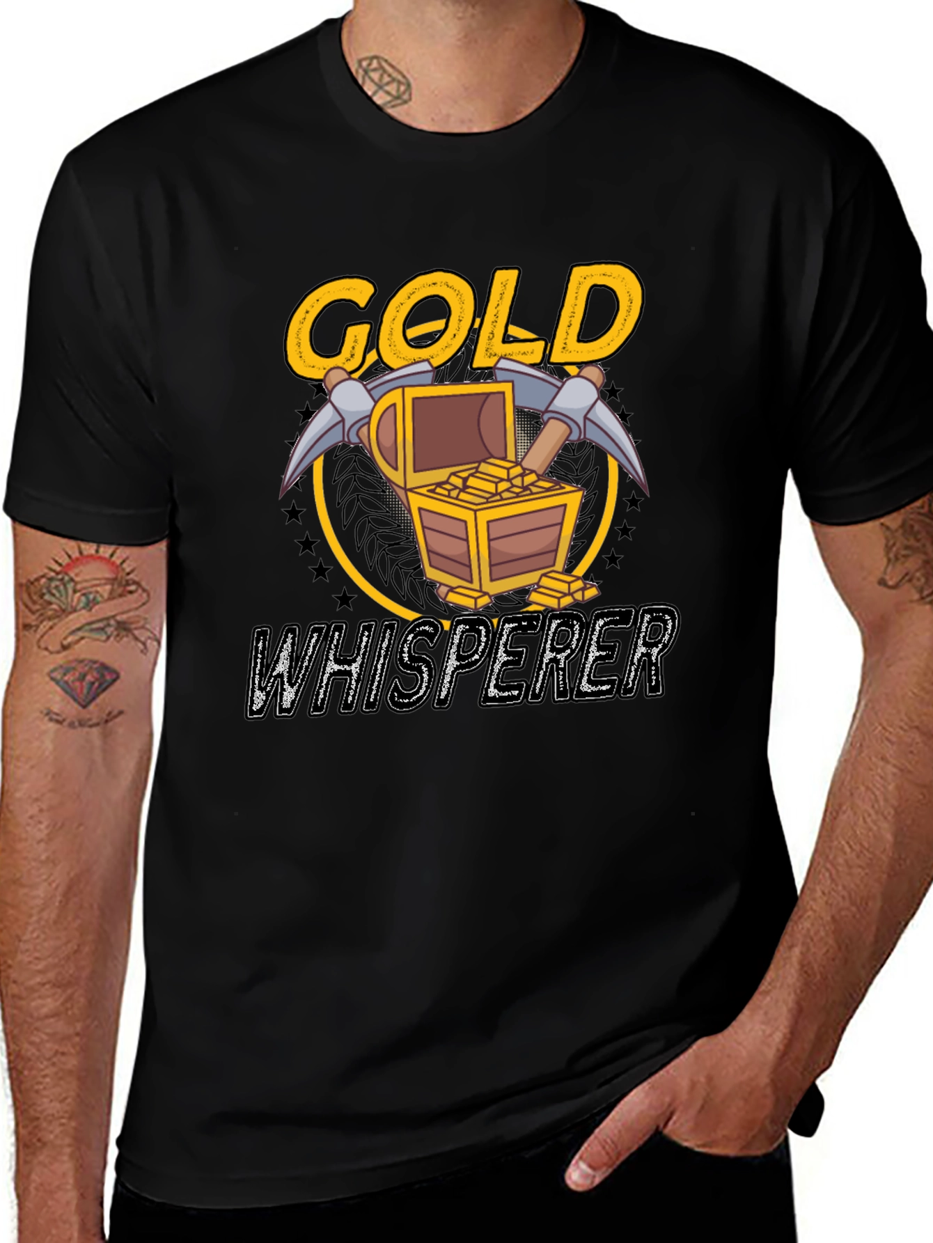 Gold Whisperer Graphic Tee - Mining T-Shirt