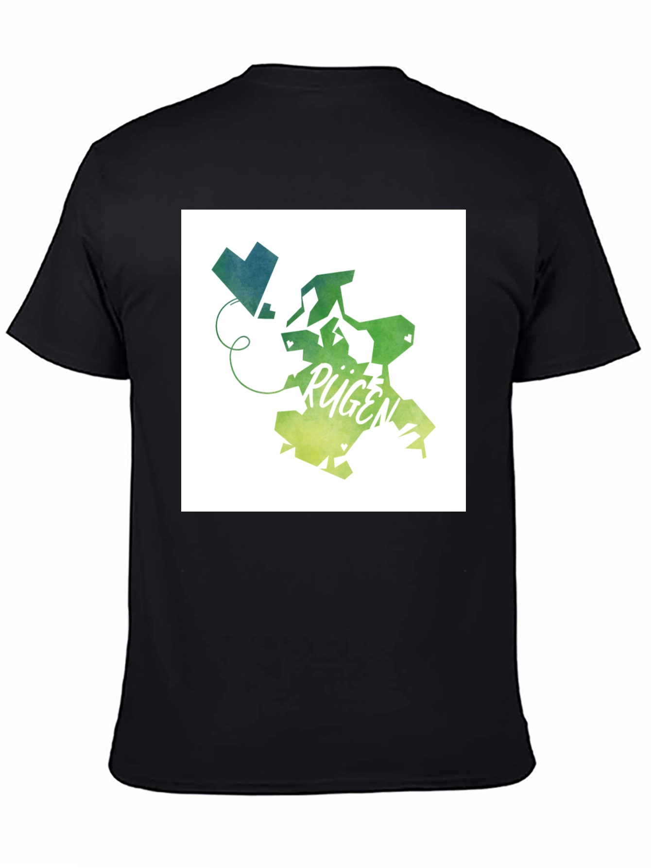 Rügen Island Map Graphic Tee