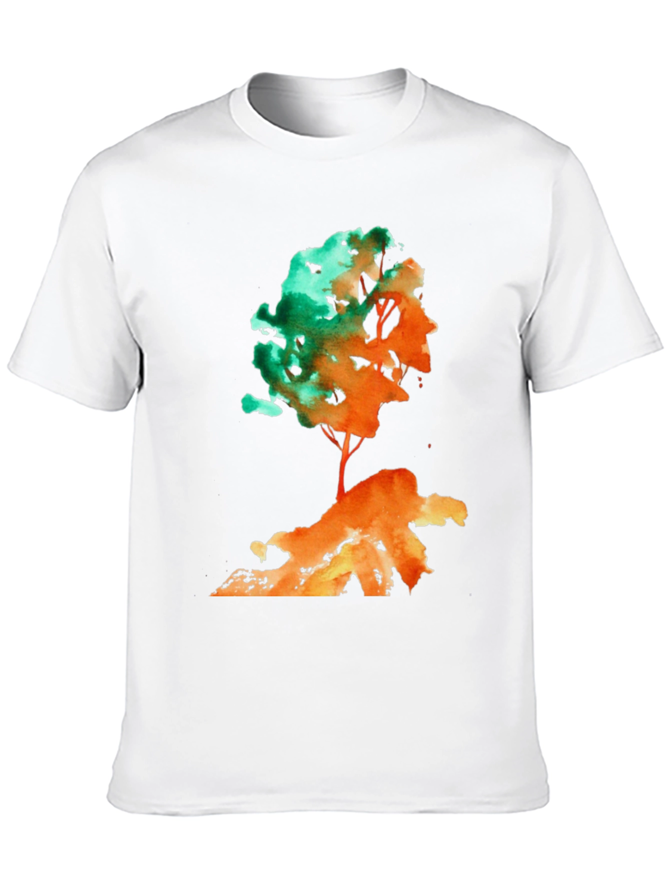 Watercolor Tree Graphic T-Shirt