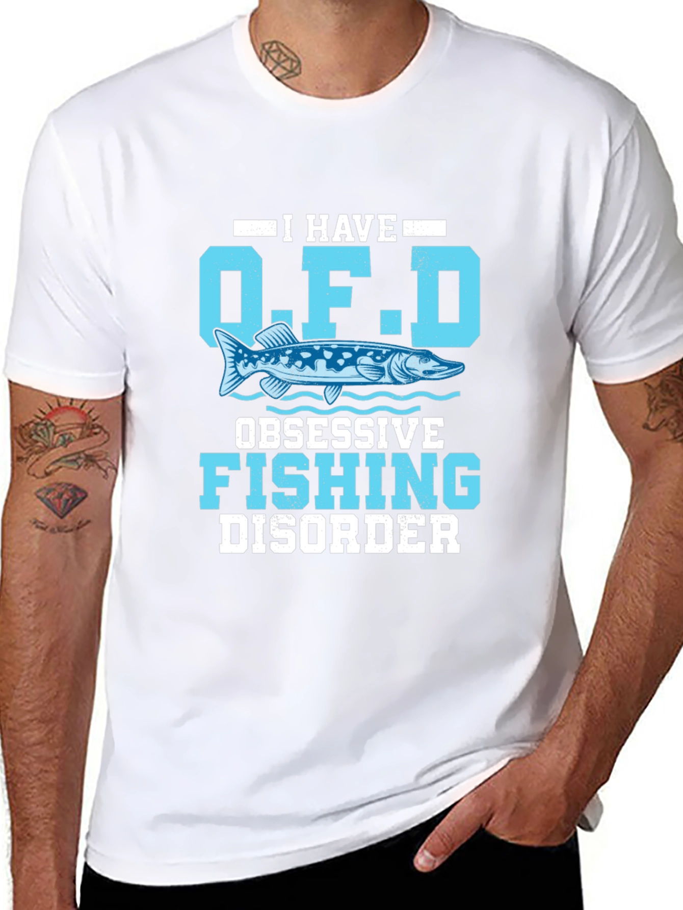 Obsessive Fishing Disorder Mens Graphic Tee