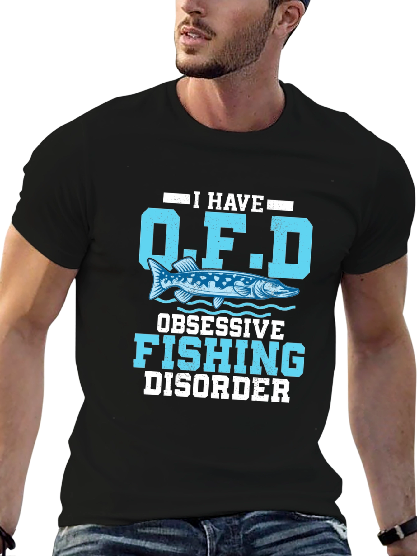 Obsessive Fishing Disorder Mens Graphic Tee