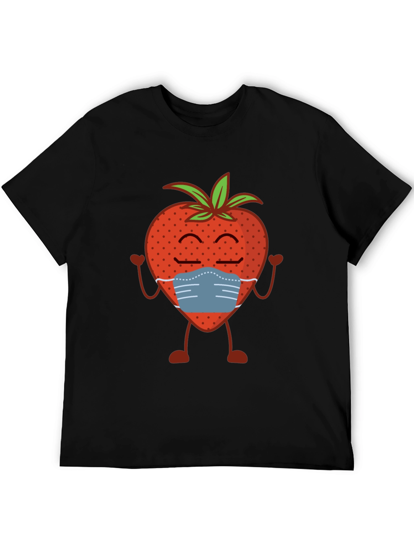 Strawberry Mask T-Shirt - Stay Safe & Stylish!