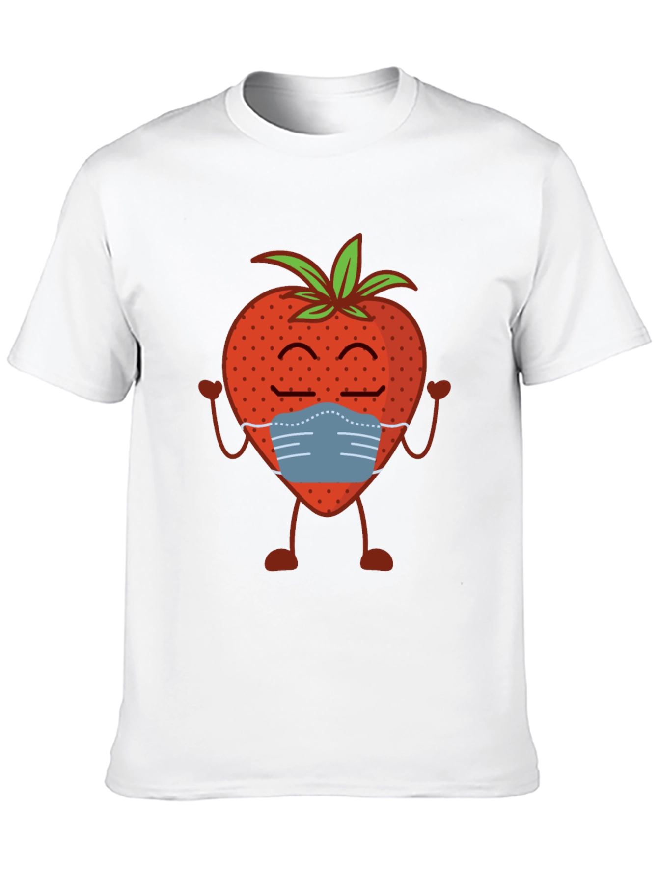 Strawberry Mask T-Shirt - Stay Safe & Stylish!
