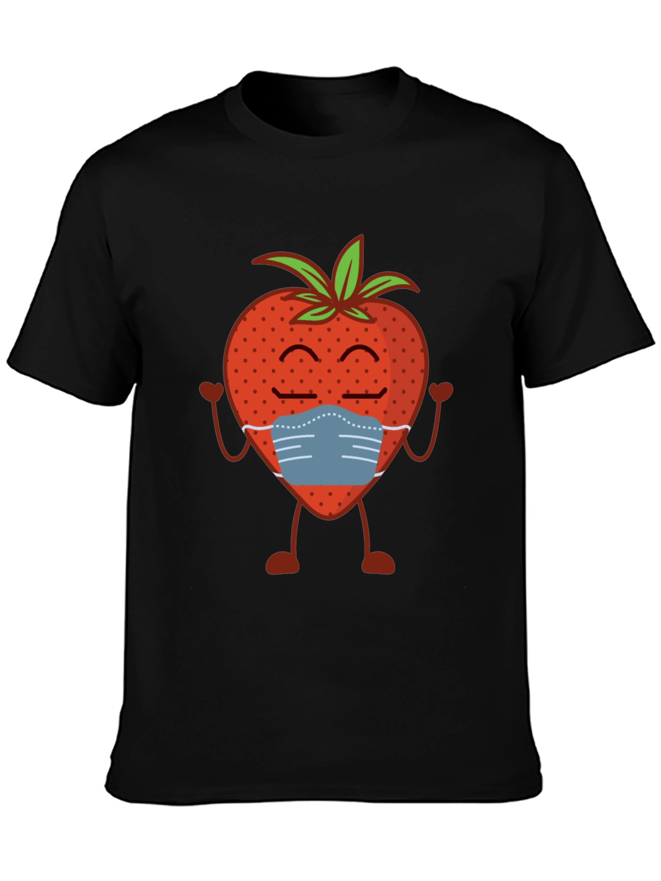 Strawberry Mask T-Shirt - Stay Safe & Stylish!