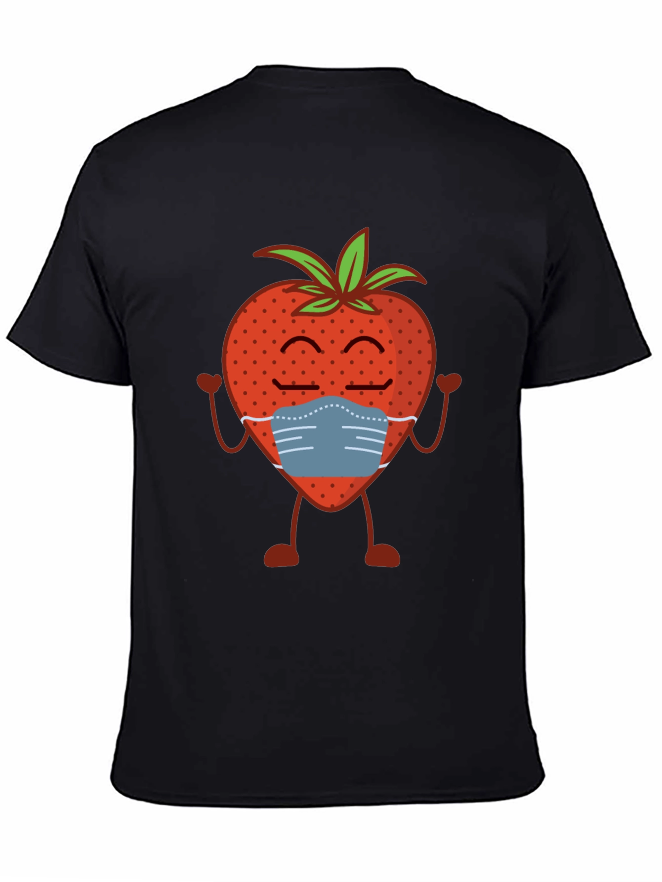 Strawberry Mask T-Shirt - Stay Safe & Stylish!