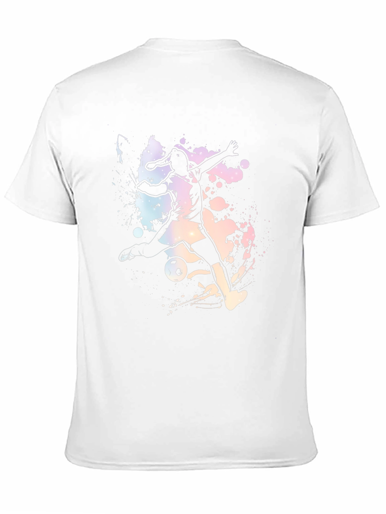 Soccer Player Graphic Print T-Shirt