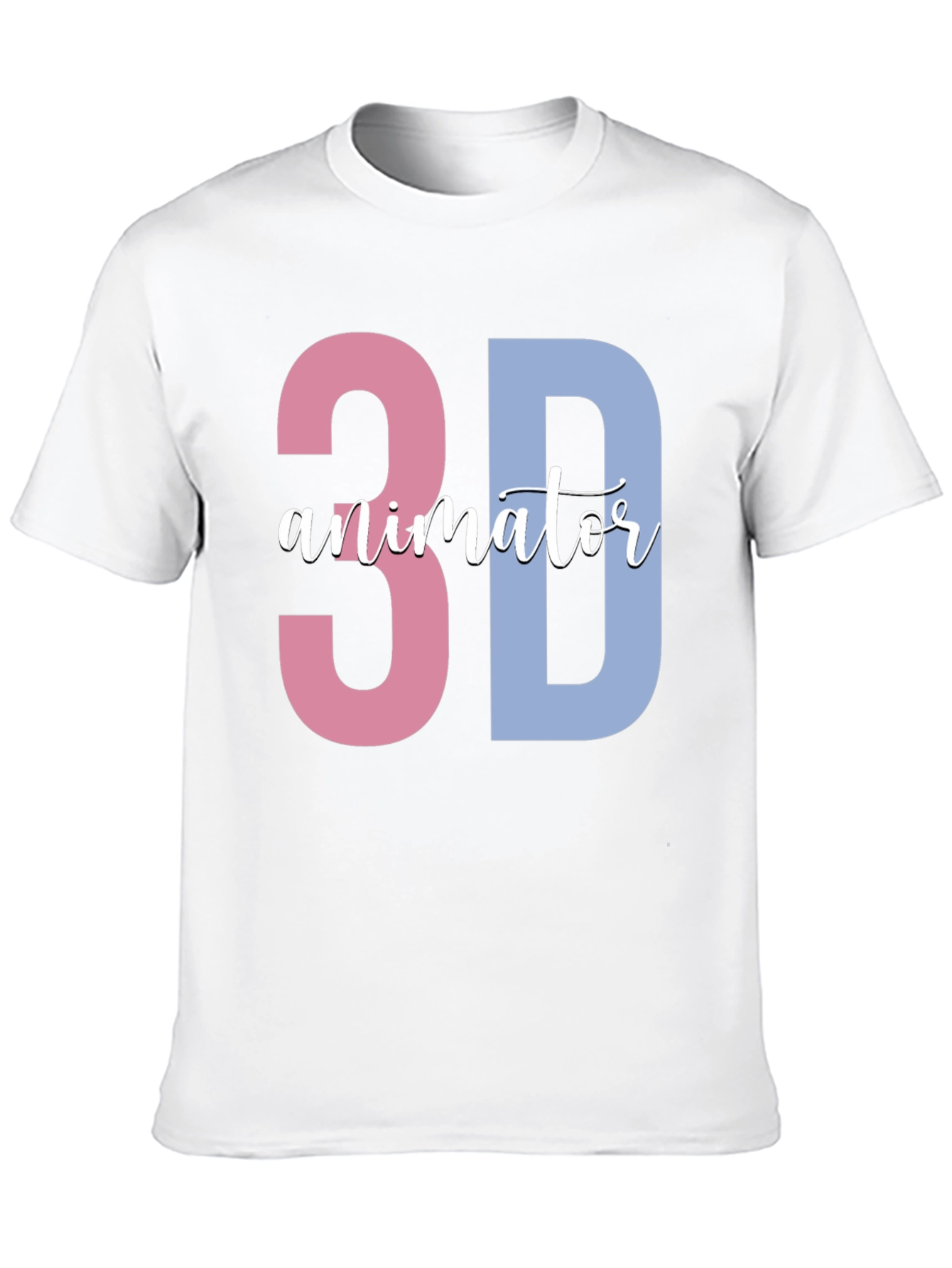 3D Animator Black T-Shirt - Unique Design