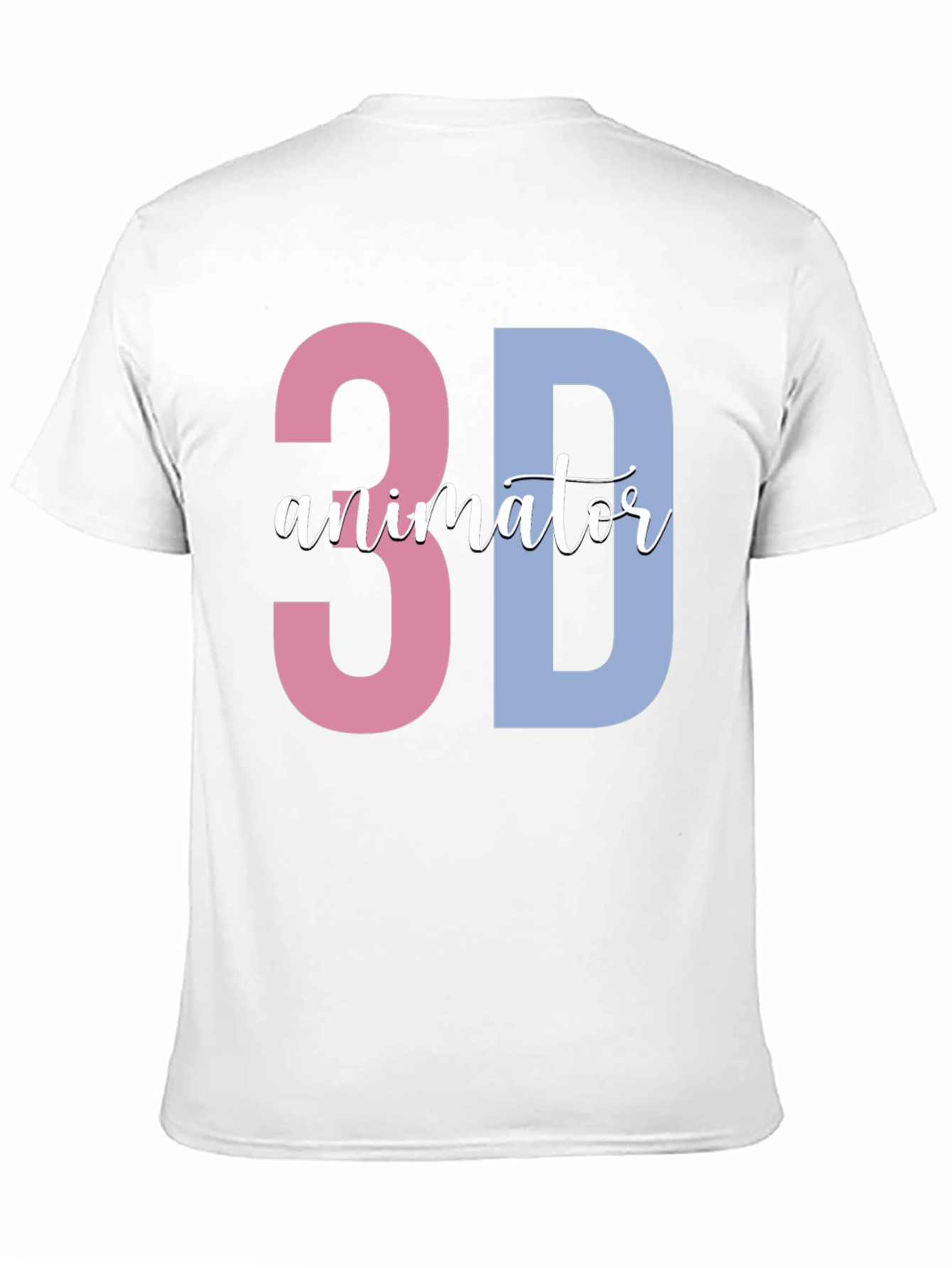3D Animator Black T-Shirt - Unique Design