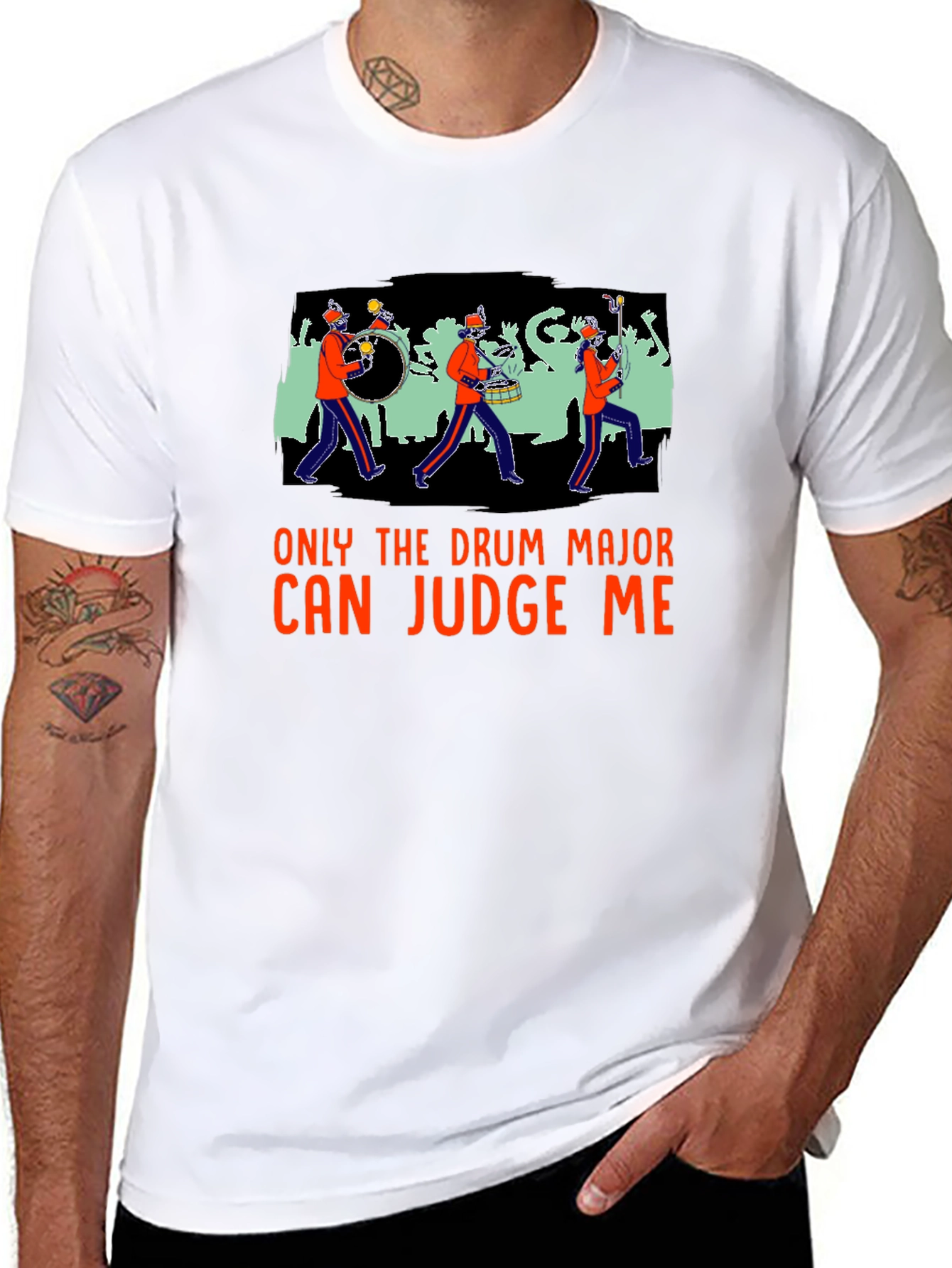 Drum Major Judge Tee - Band Marcher T-Shirt