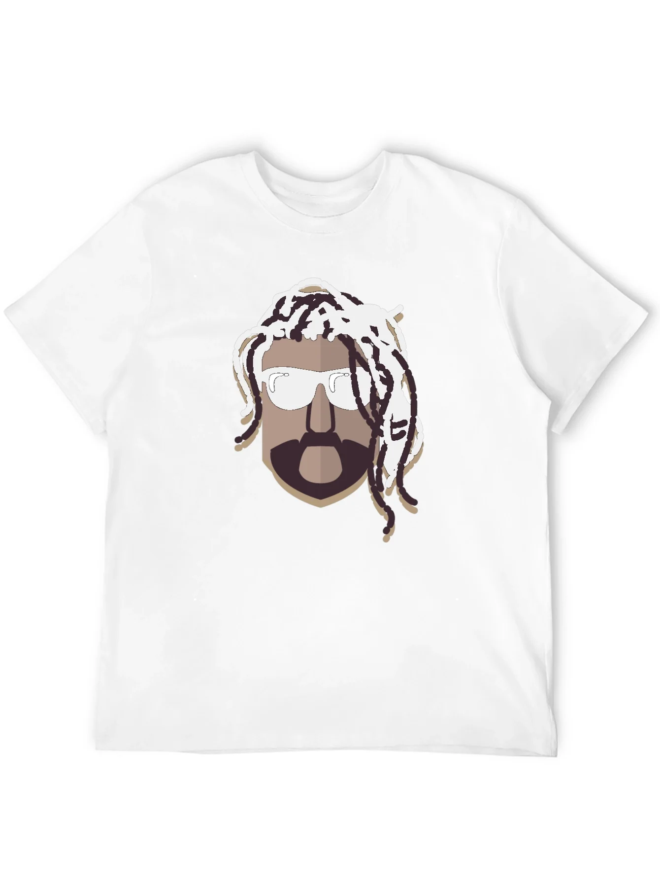 Cool Graphic T-Shirt with Rasta Man Design