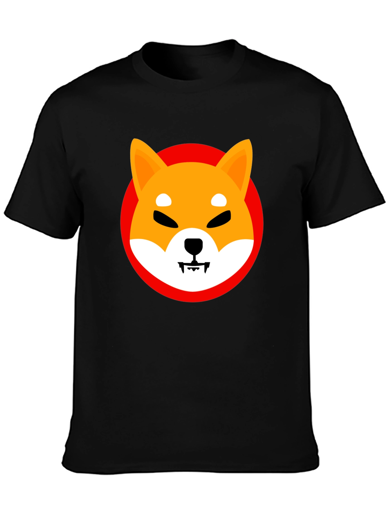Shiba Inu Graphic T-Shirt - Black
