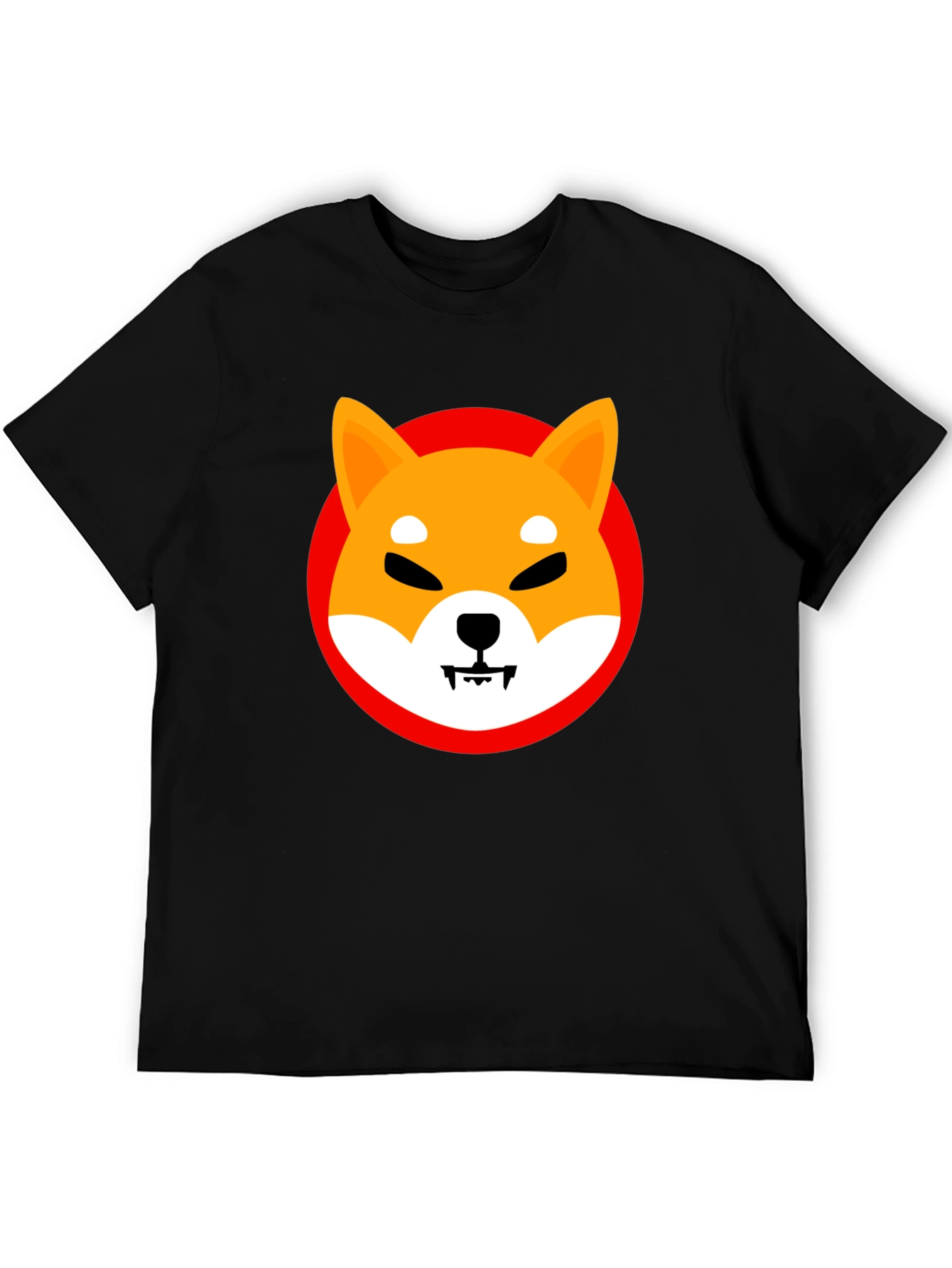 Shiba Inu Graphic T-Shirt - Black