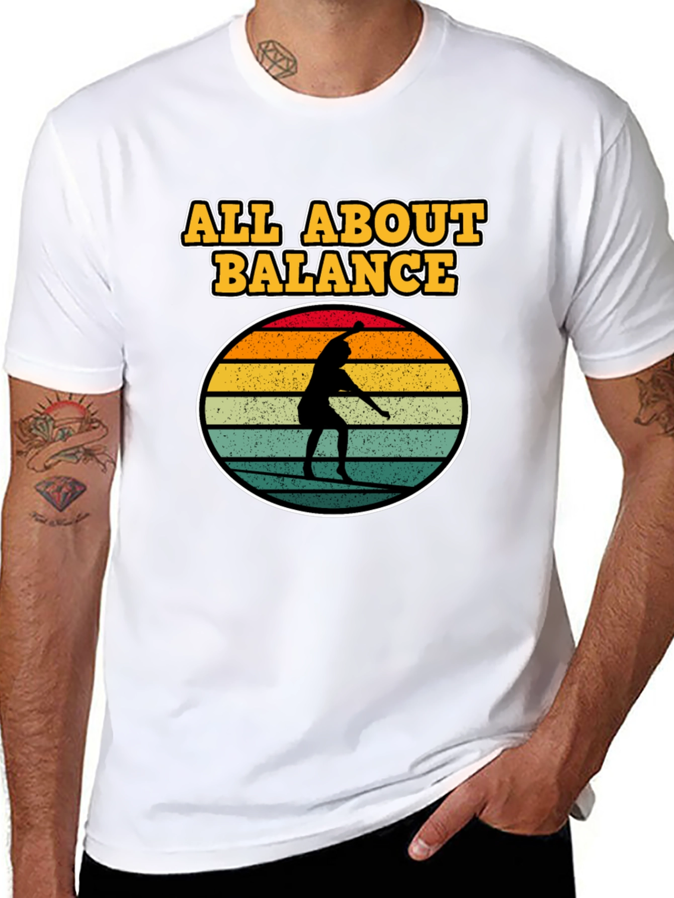 All About Balance Graphic Tee