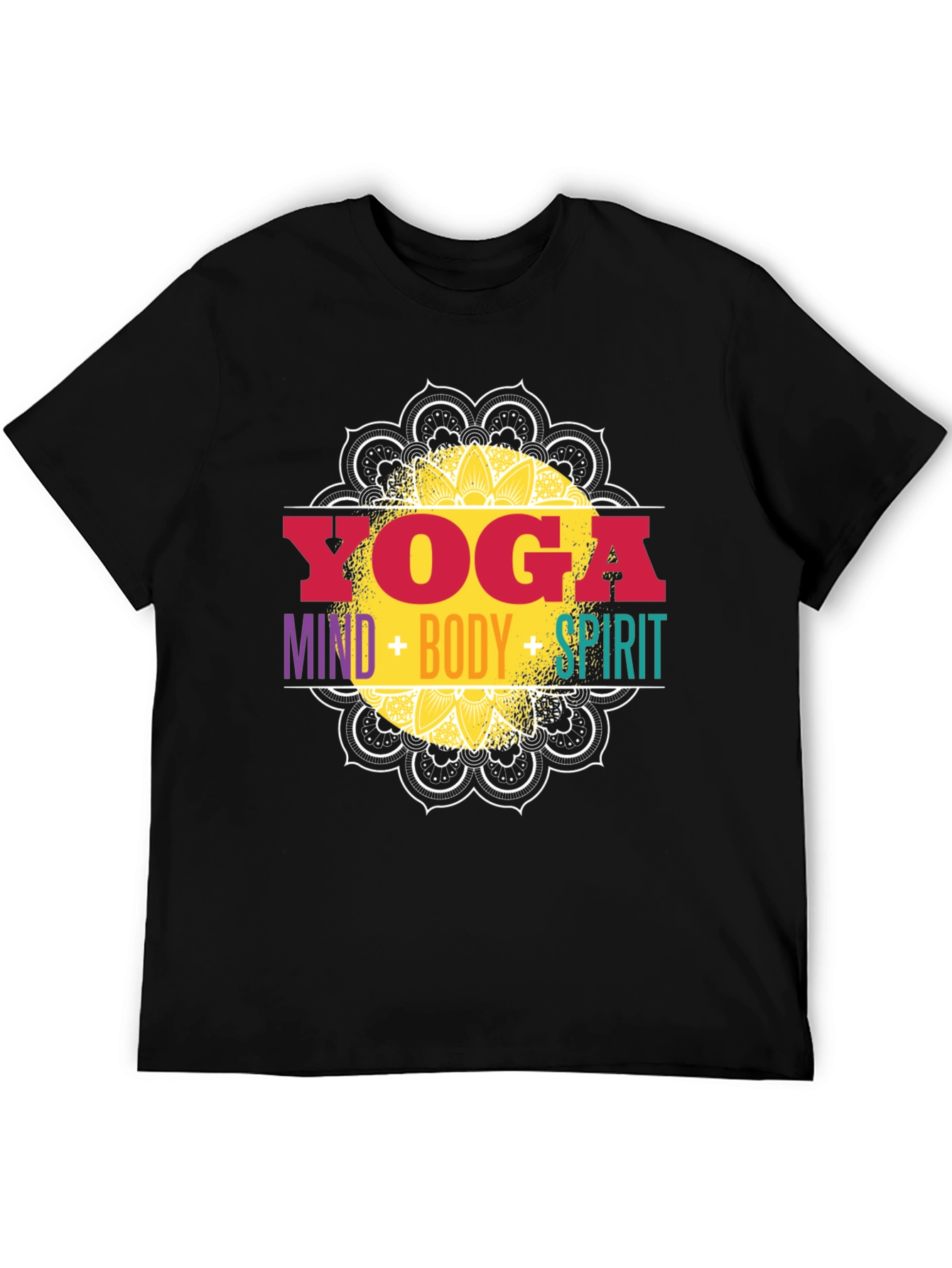 Yoga Mind Body Spirit Graphic Tee