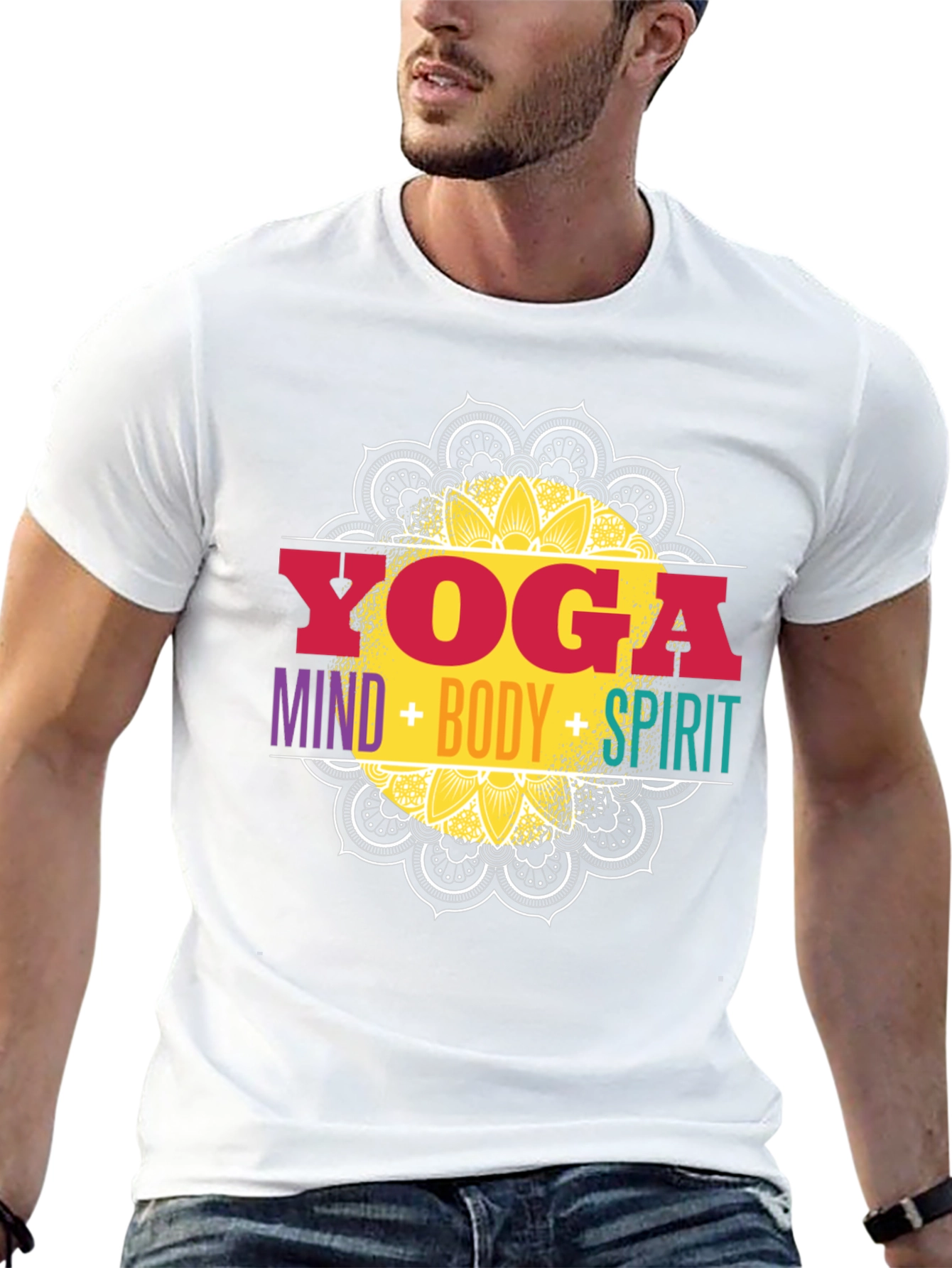 Yoga Mind Body Spirit Graphic Tee