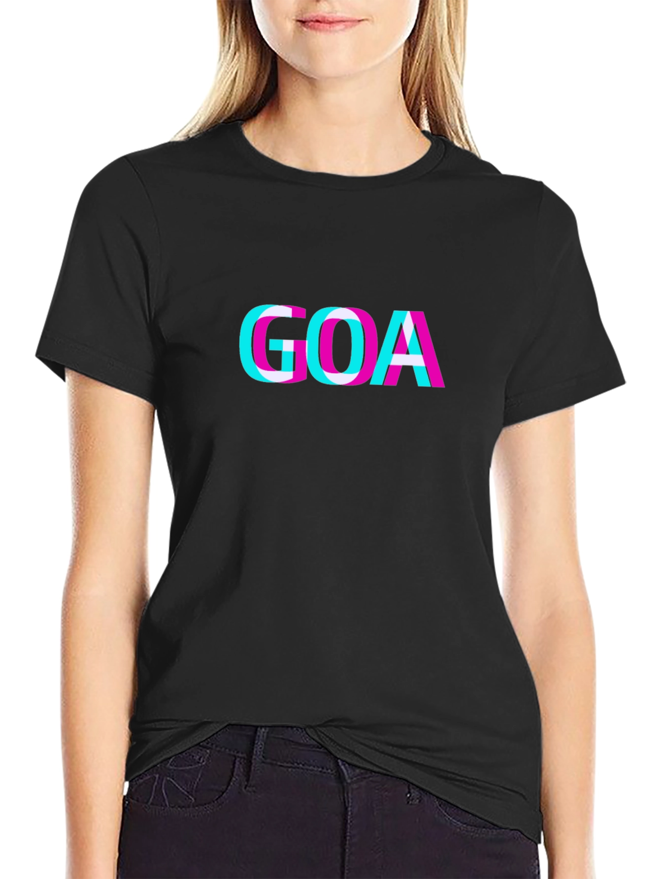 GOA Graphic Tee - Stylish Black Cotton T-Shirt
