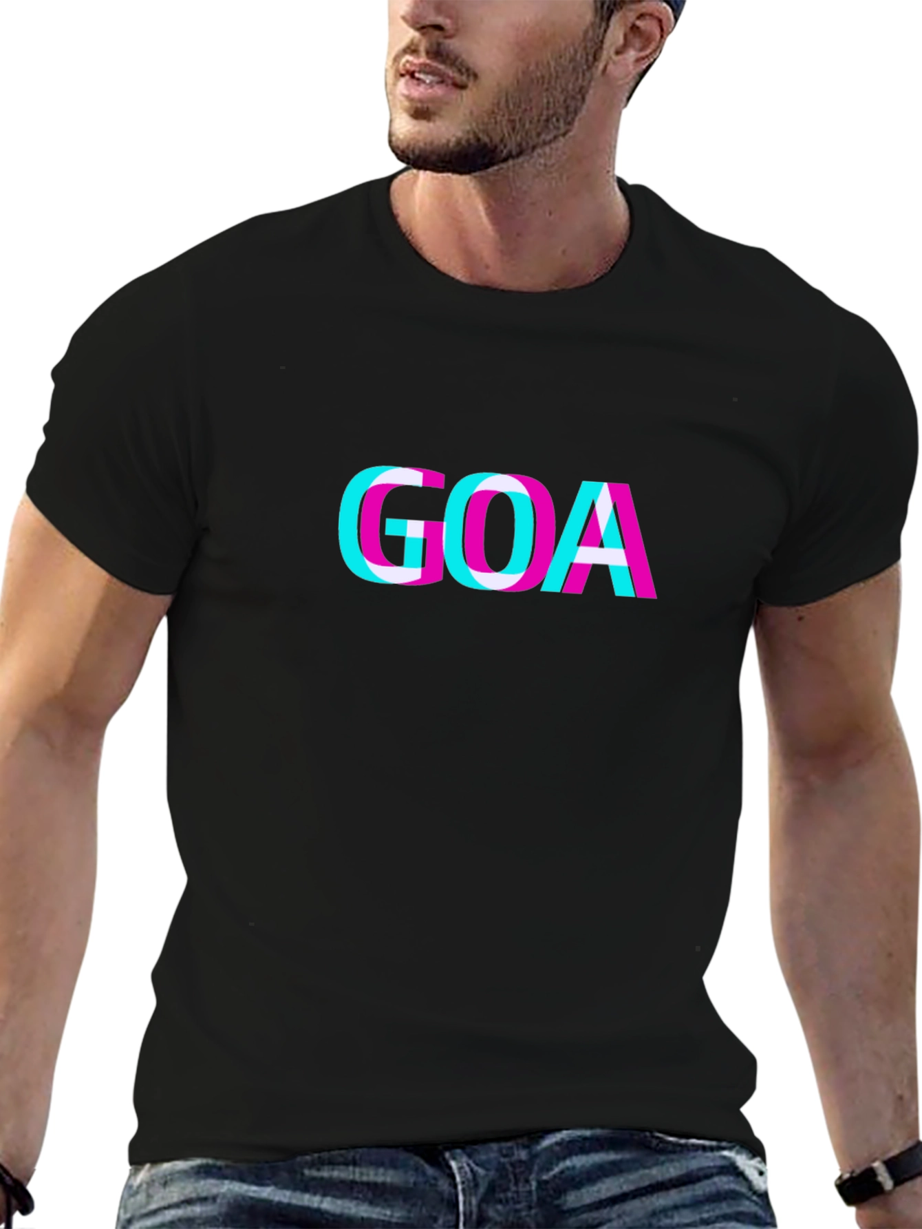 GOA Graphic Tee - Stylish Black Cotton T-Shirt