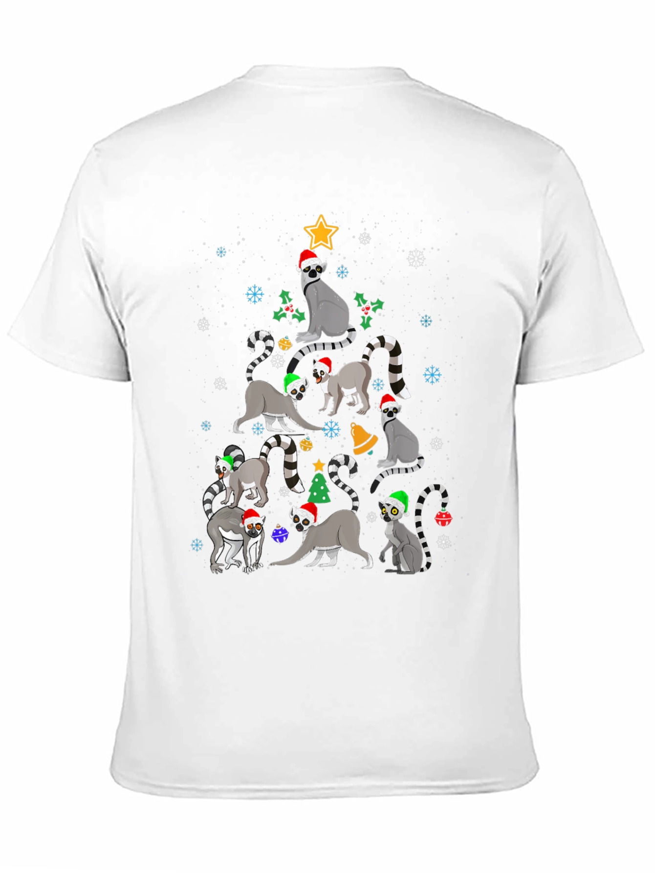 Festive Lemur Christmas Tree T-Shirt