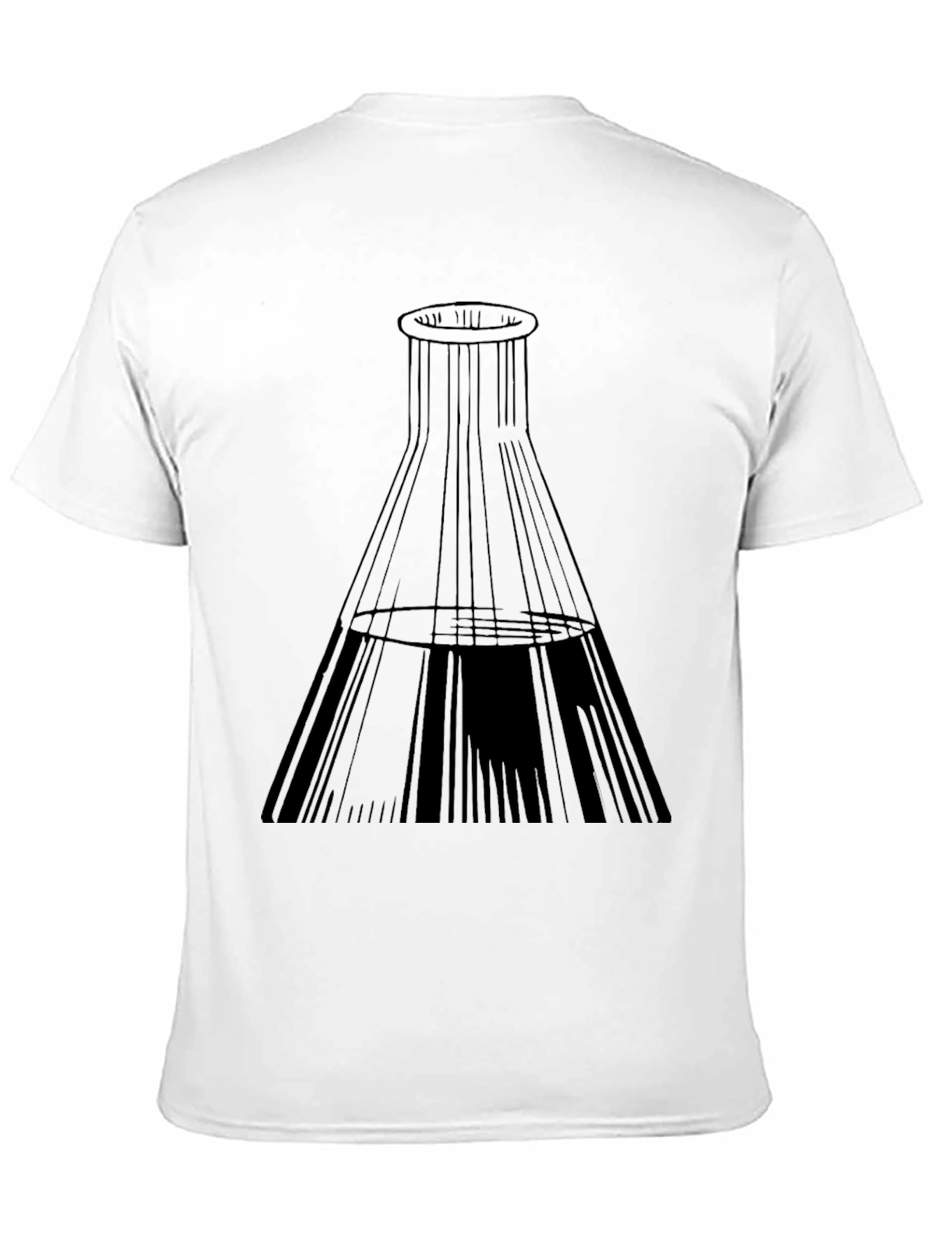 Science Beaker Graphic Tee - Black