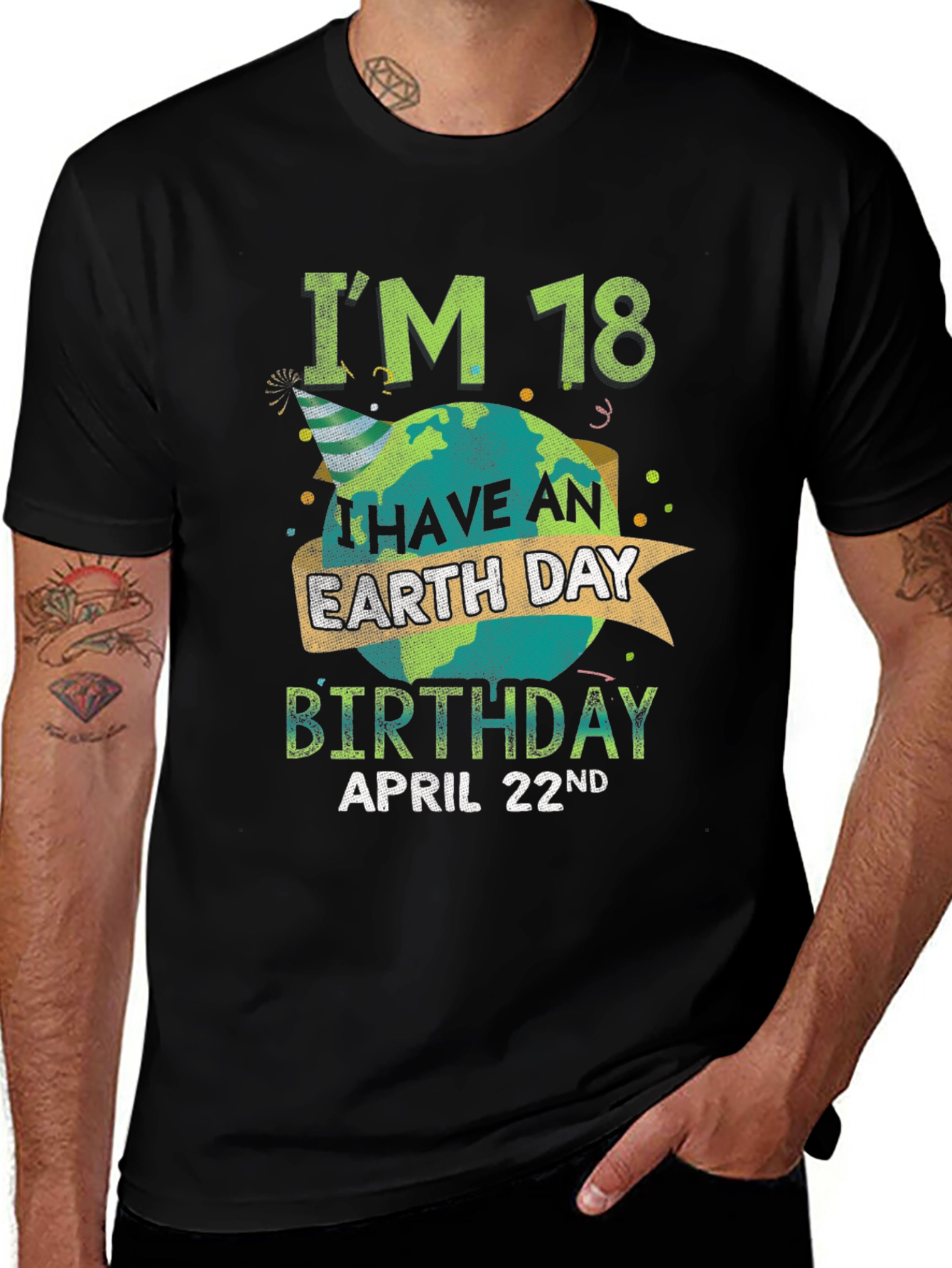 Earth Day 18th Birthday T-Shirt