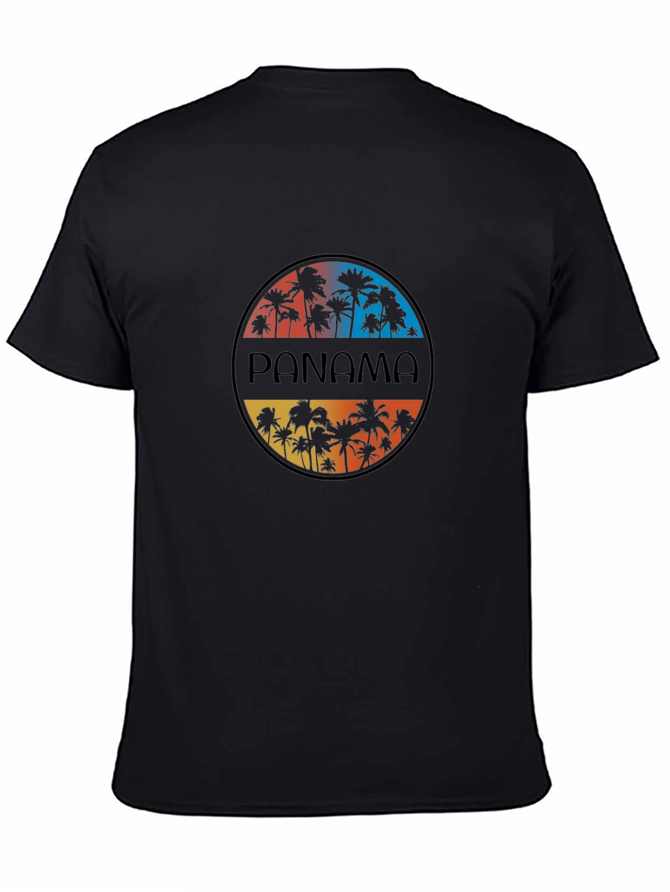 Panama Palm Tree Graphic T-Shirt