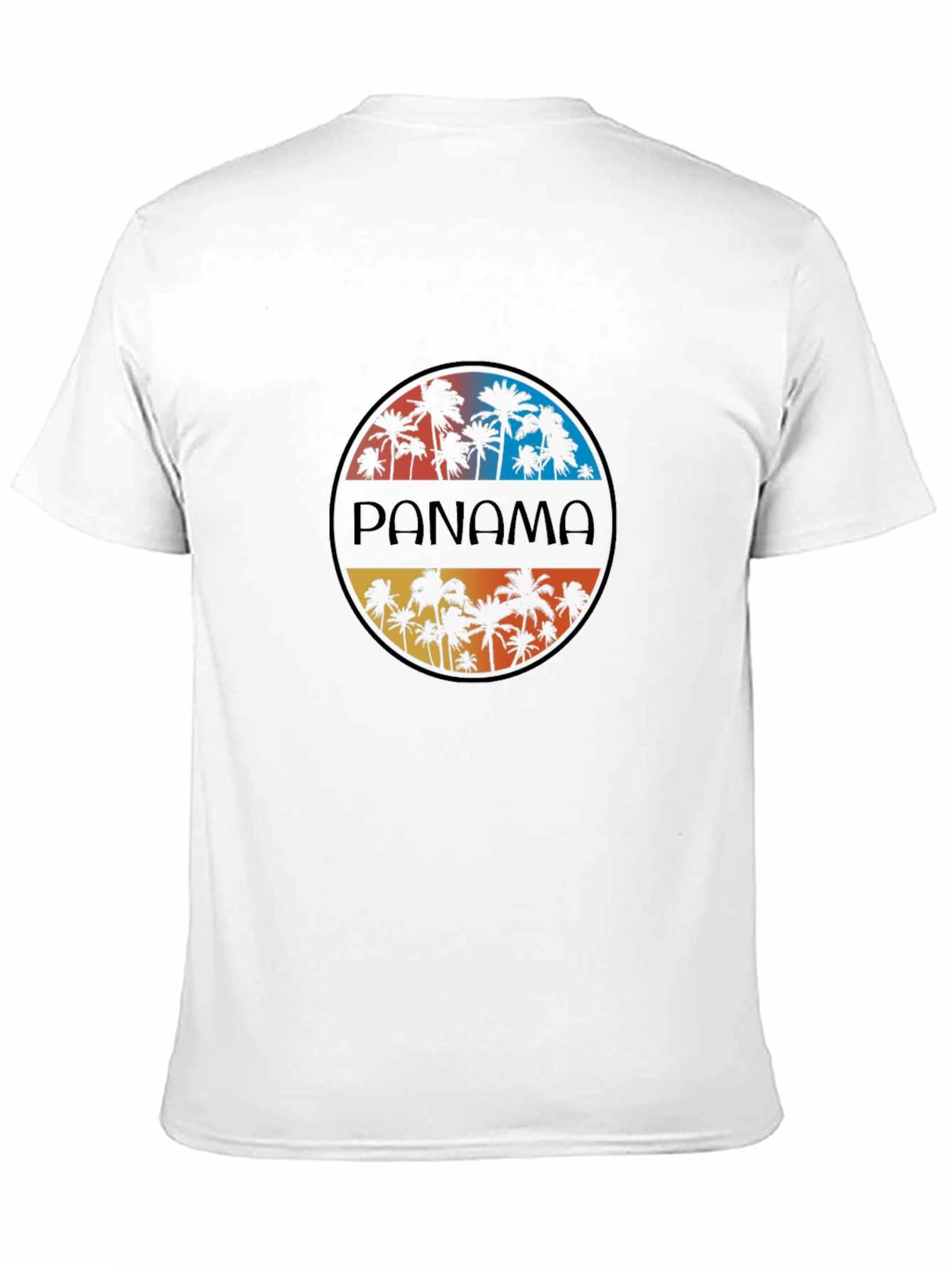 Panama Palm Tree Graphic T-Shirt