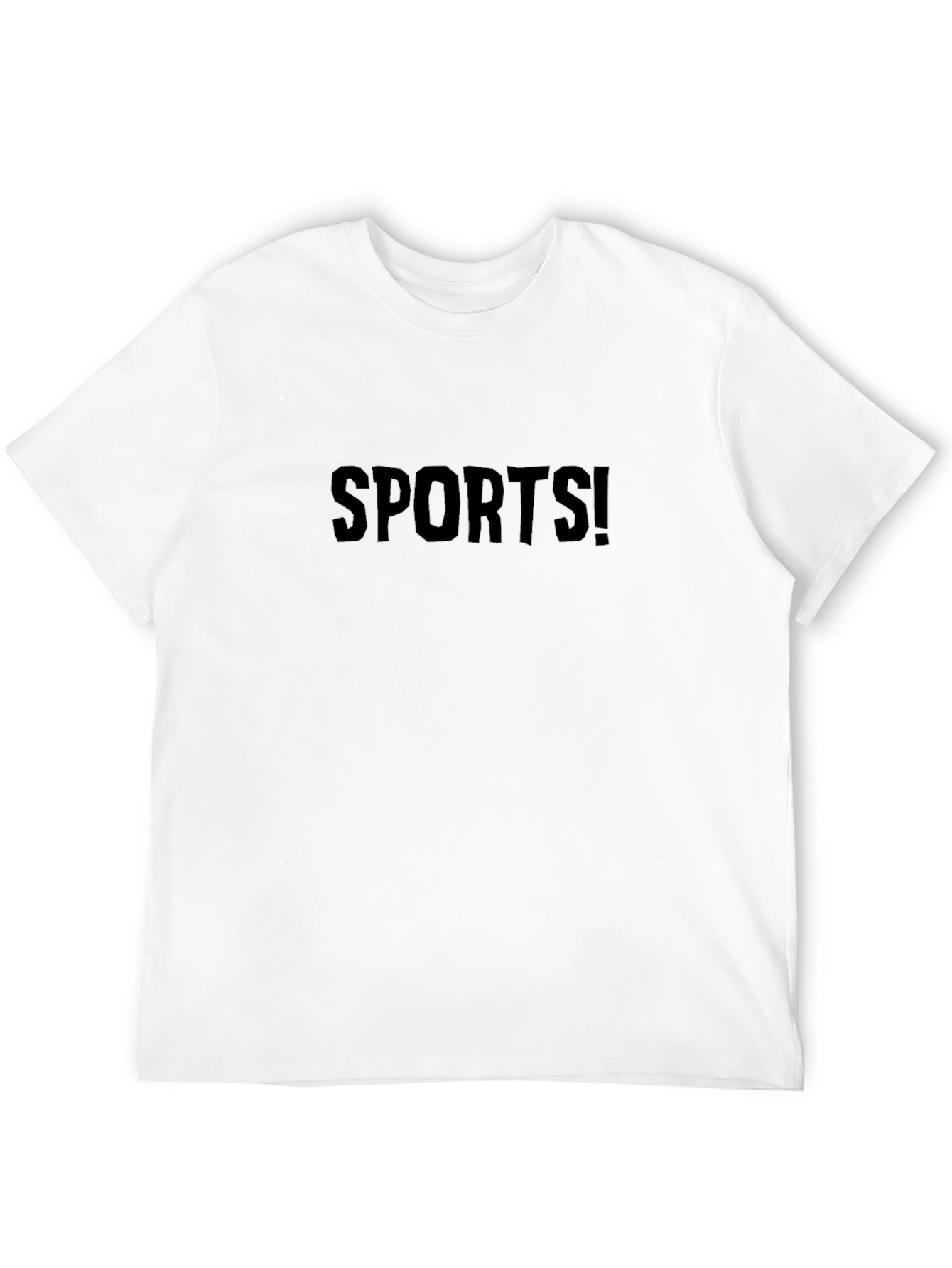 SPORTS! Bold Graphic Black T-Shirt